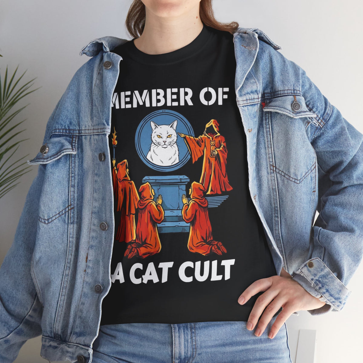 Member of a Cat Cult T-Shirt — Funny Cat Lover Tee