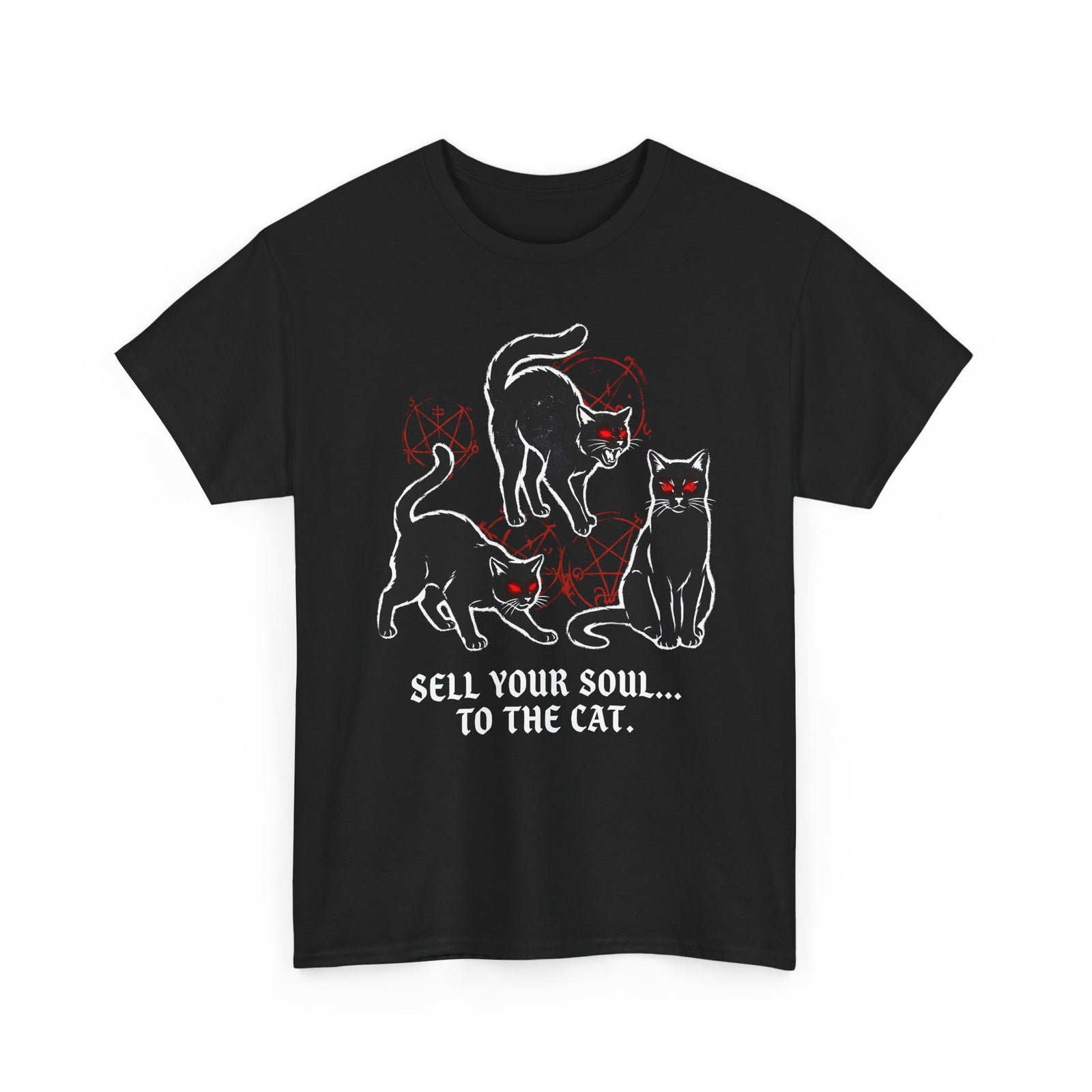 Sell Your Soul To The Cat T-Shirt — Funny Cat Lover Tee