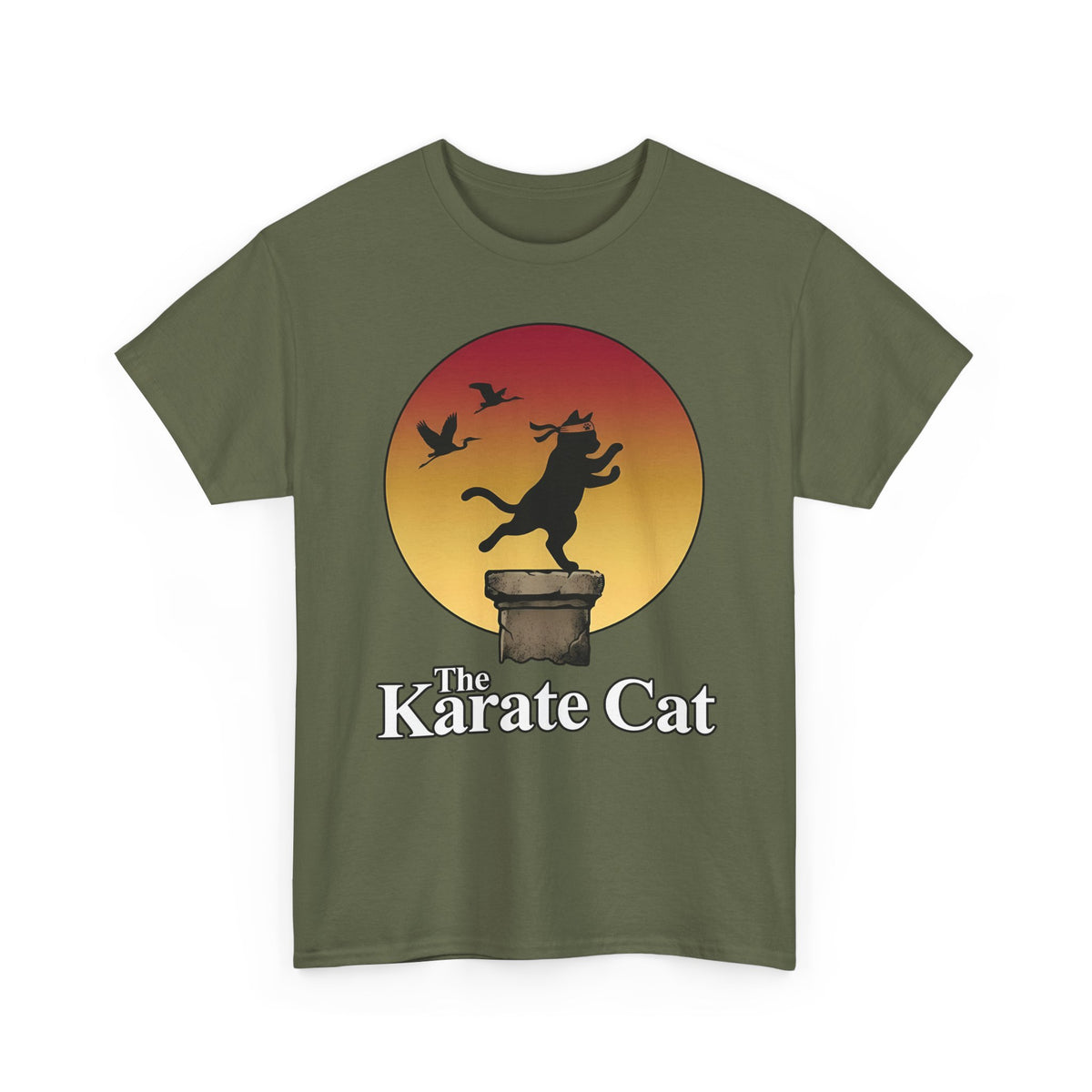 Karate Cat T-Shirt — Funny Martial Arts Cat Tee