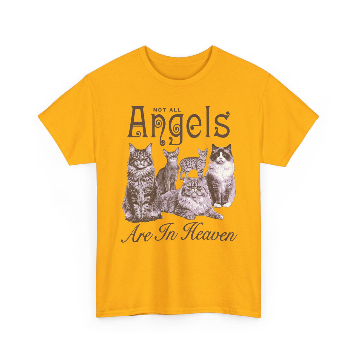 Not All Angels Are In Heaven T-Shirt — Cat Lovers Memorial Tee