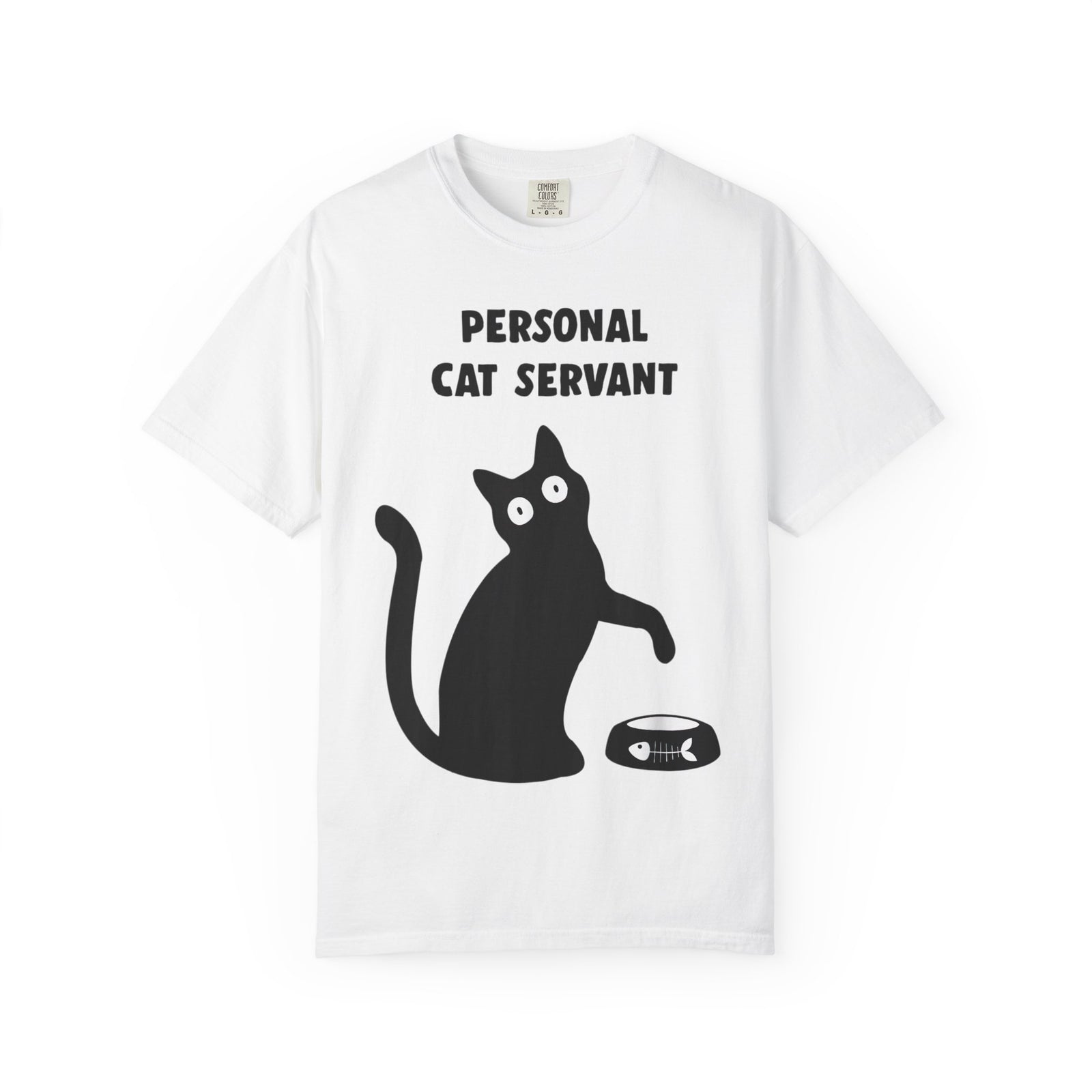 Personal Cat Servant T-Shirt — Funny Cat Lover Tee