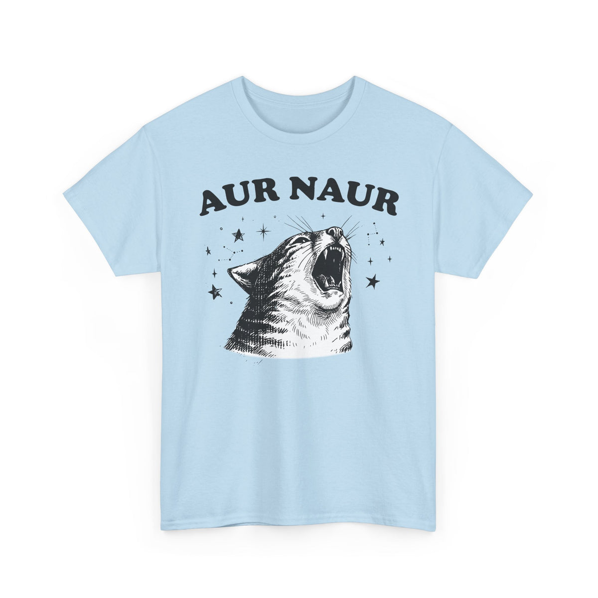 Aur Naur Funny Cat T-Shirt — Cute Funny Cat Tee
