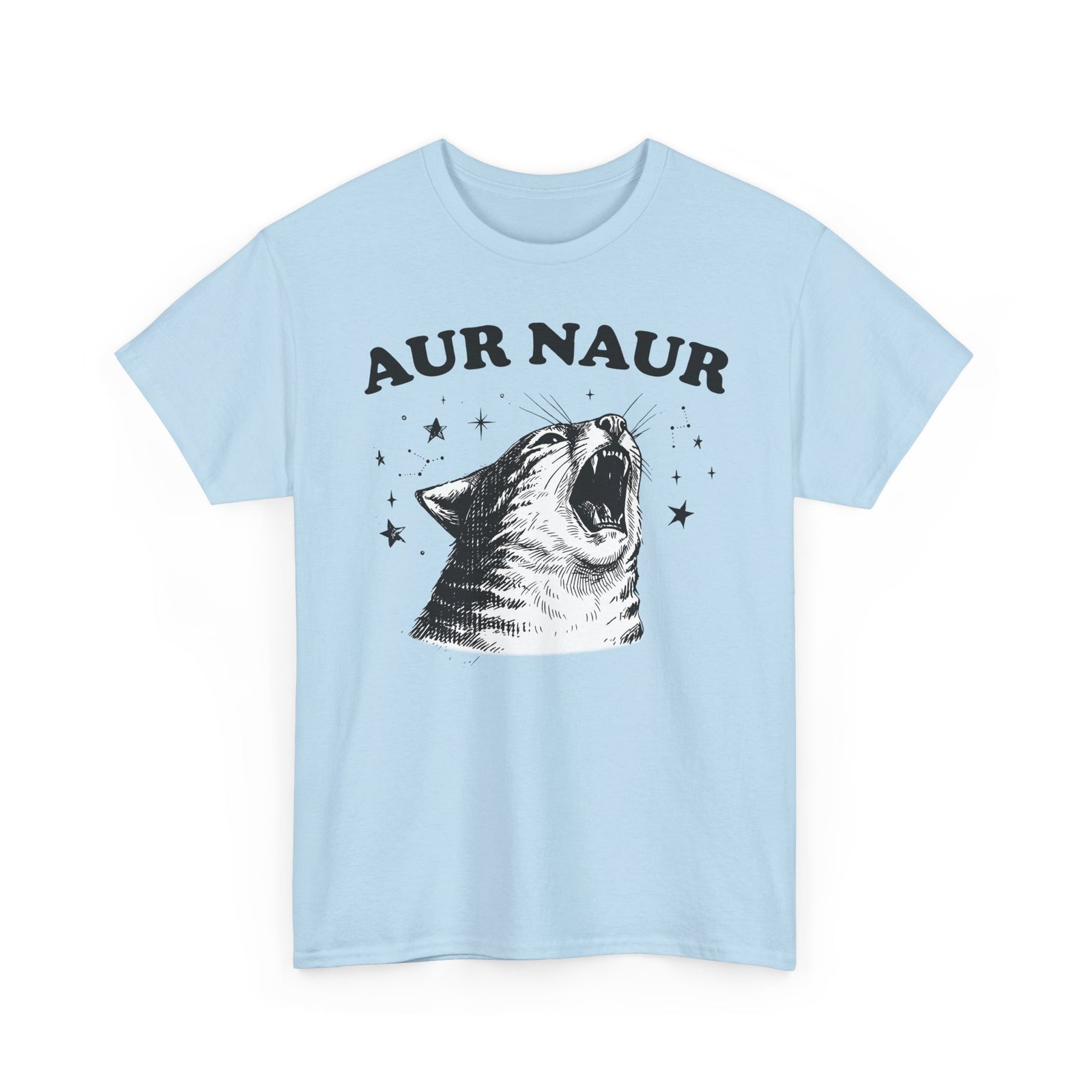 Aur Naur Funny Cat T-Shirt — Cute Funny Cat Tee