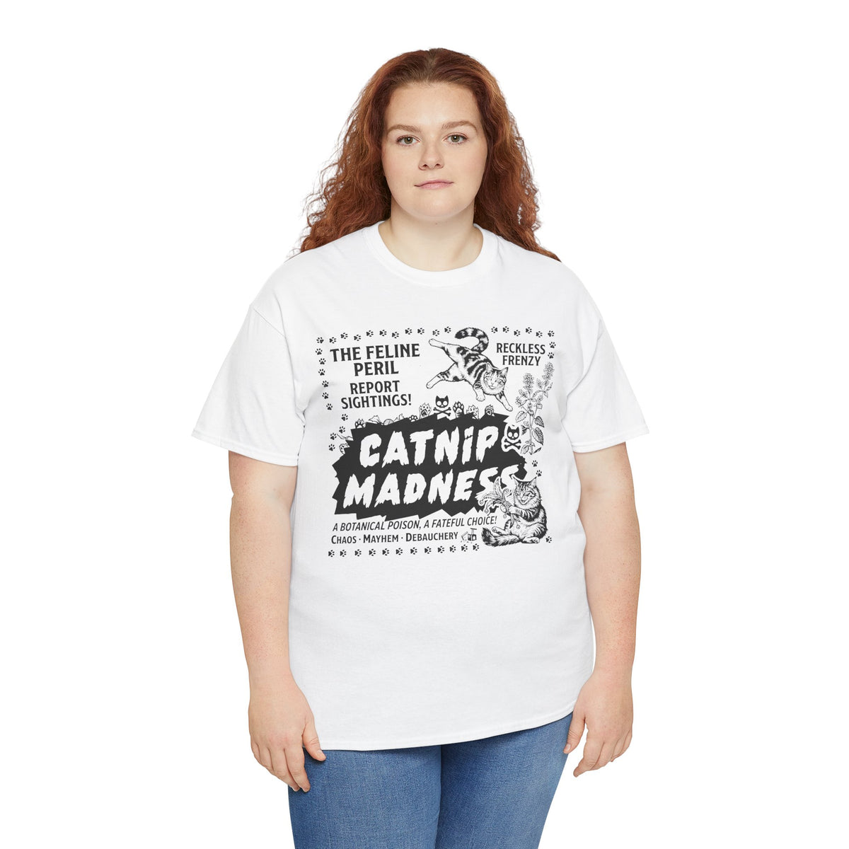 Catnip Madness Cat T-Shirt