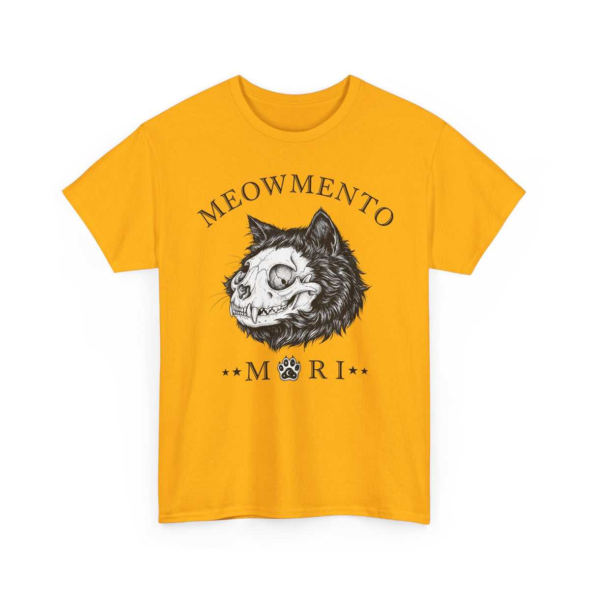 Meowmento Cat T-Shirt — Humorous Cat Memorial Tee