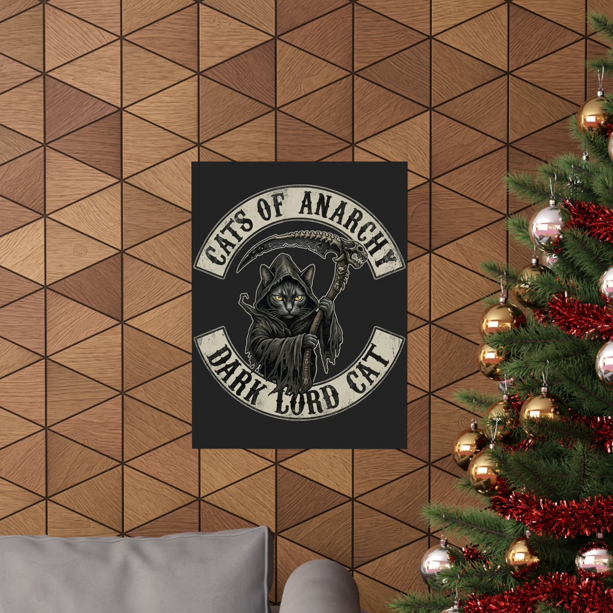 Dark Lord Cat Poster — Cats of Anarchy Graphic Poster