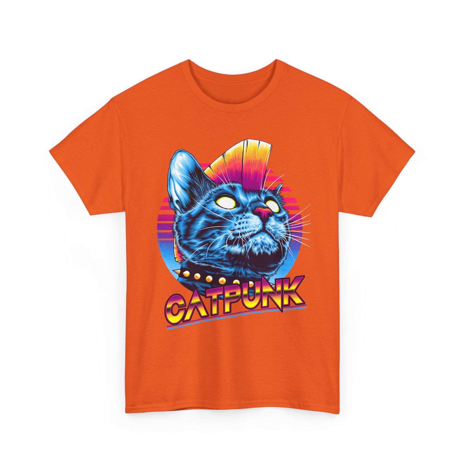 Cat Punk T-Shirt — Punk Rock Cat Graphic Tee