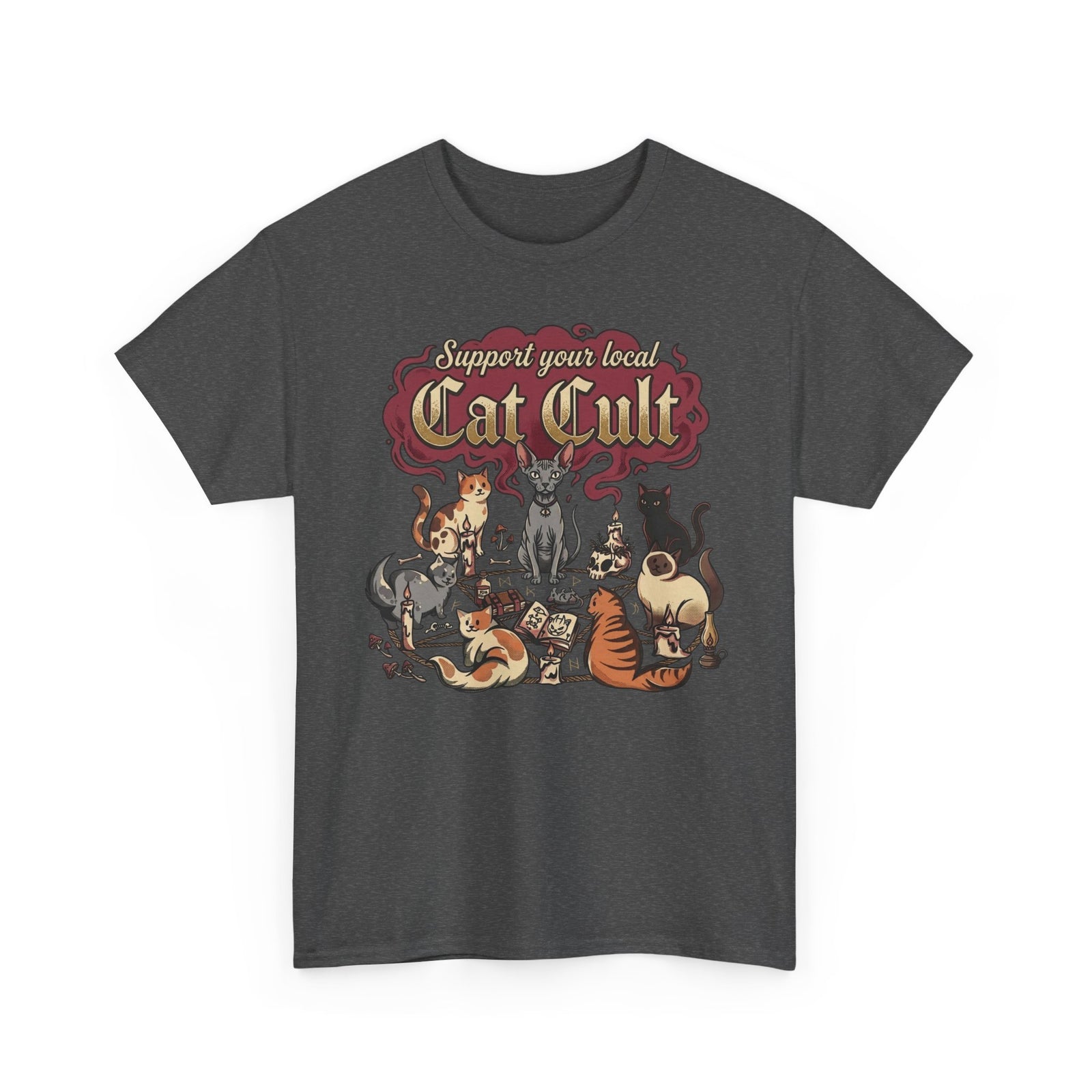 Support Your Local Cat Cult T-Shirt — Funny Cat Lover Tee