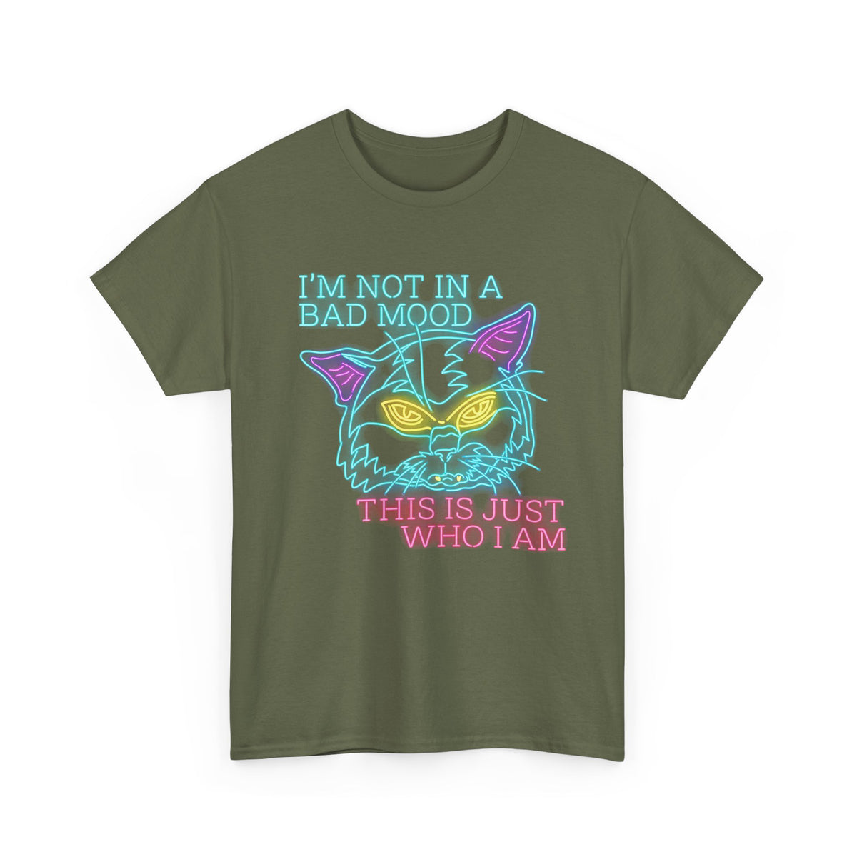 Bad Cat 'I'm Not In A Bad Mood' T-Shirt