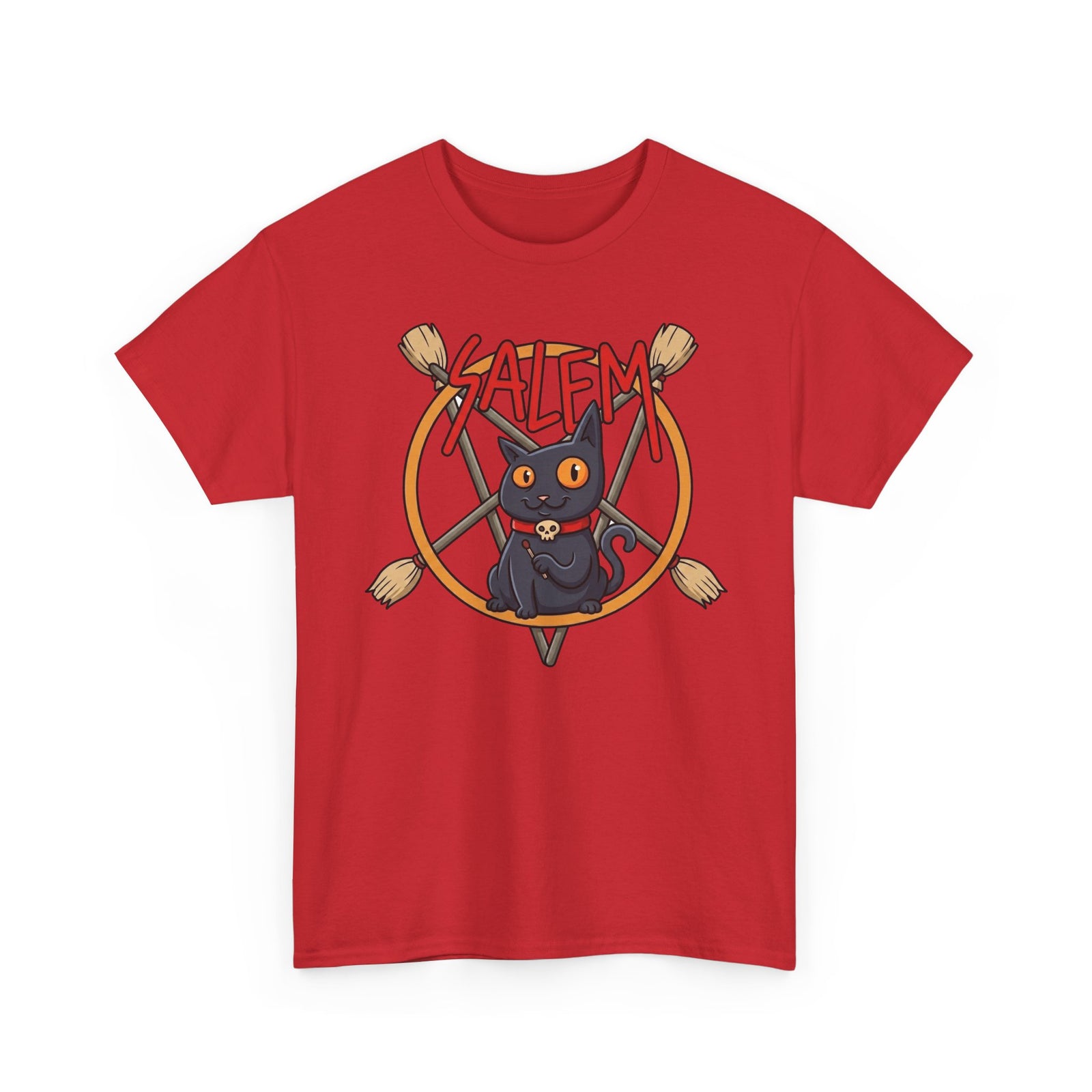 Salem Black Cat T-Shirt — Spooky Vintage Cat Tee