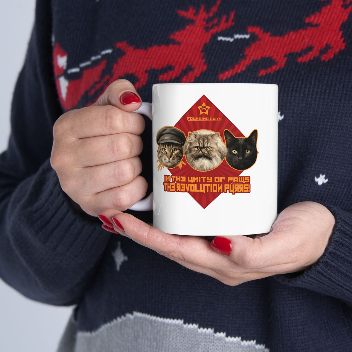 Founding Cats Ceramic Mug