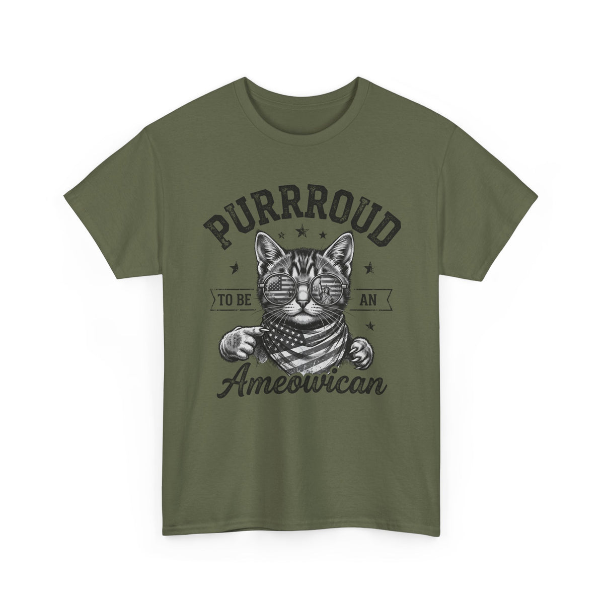 Purroud To Be An Ameowican T-Shirt
