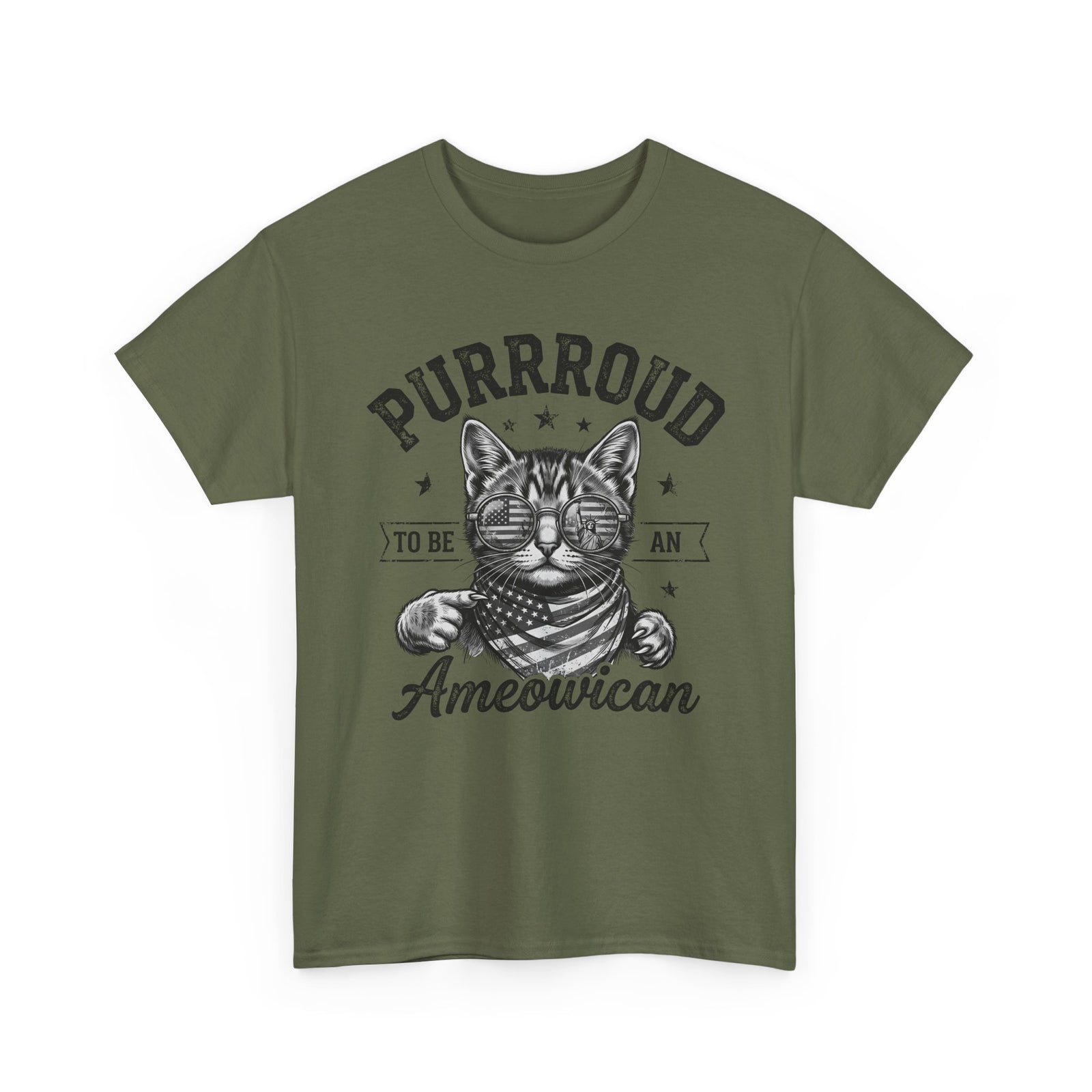 Purroud To Be An Ameowican T-Shirt