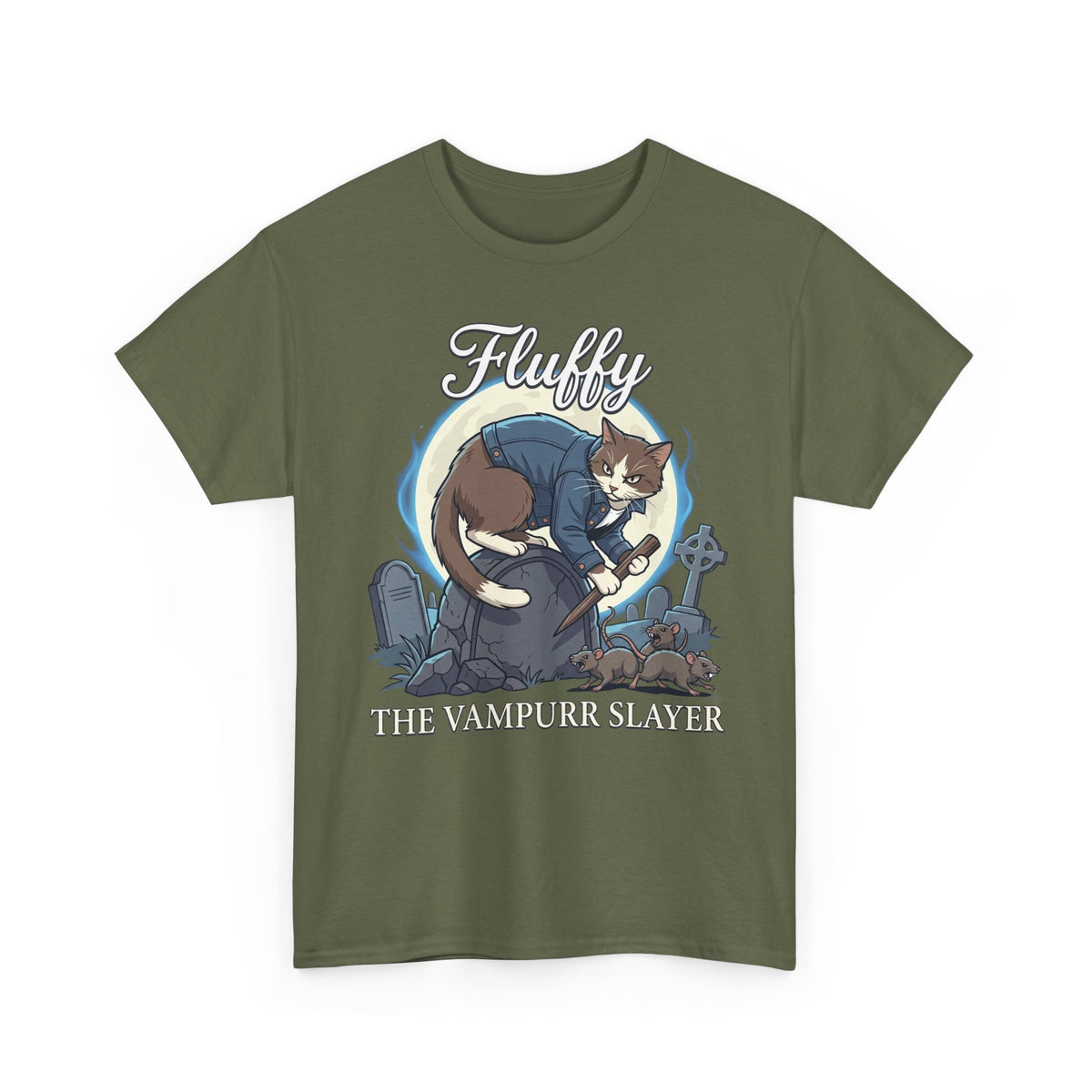 The Vampurr Slayer Cat T-Shirt