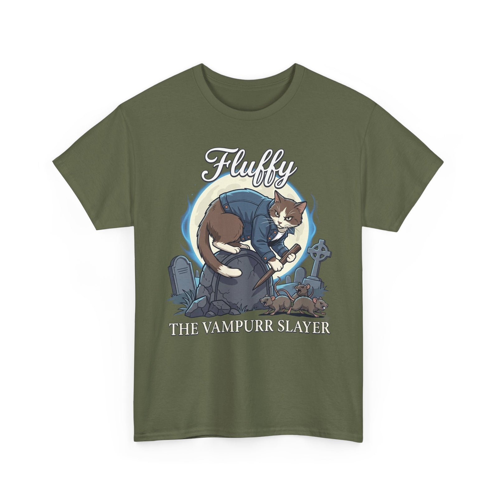 The Vampurr Slayer Cat T-Shirt