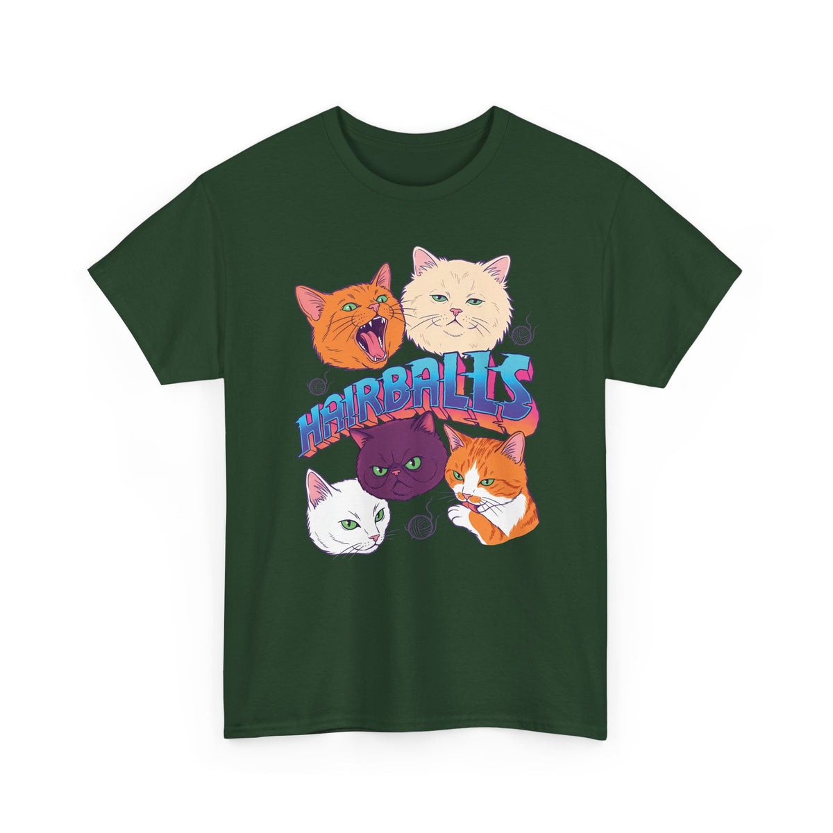 Cats Hairballs T-Shirt — Funny Cat Lover Tee