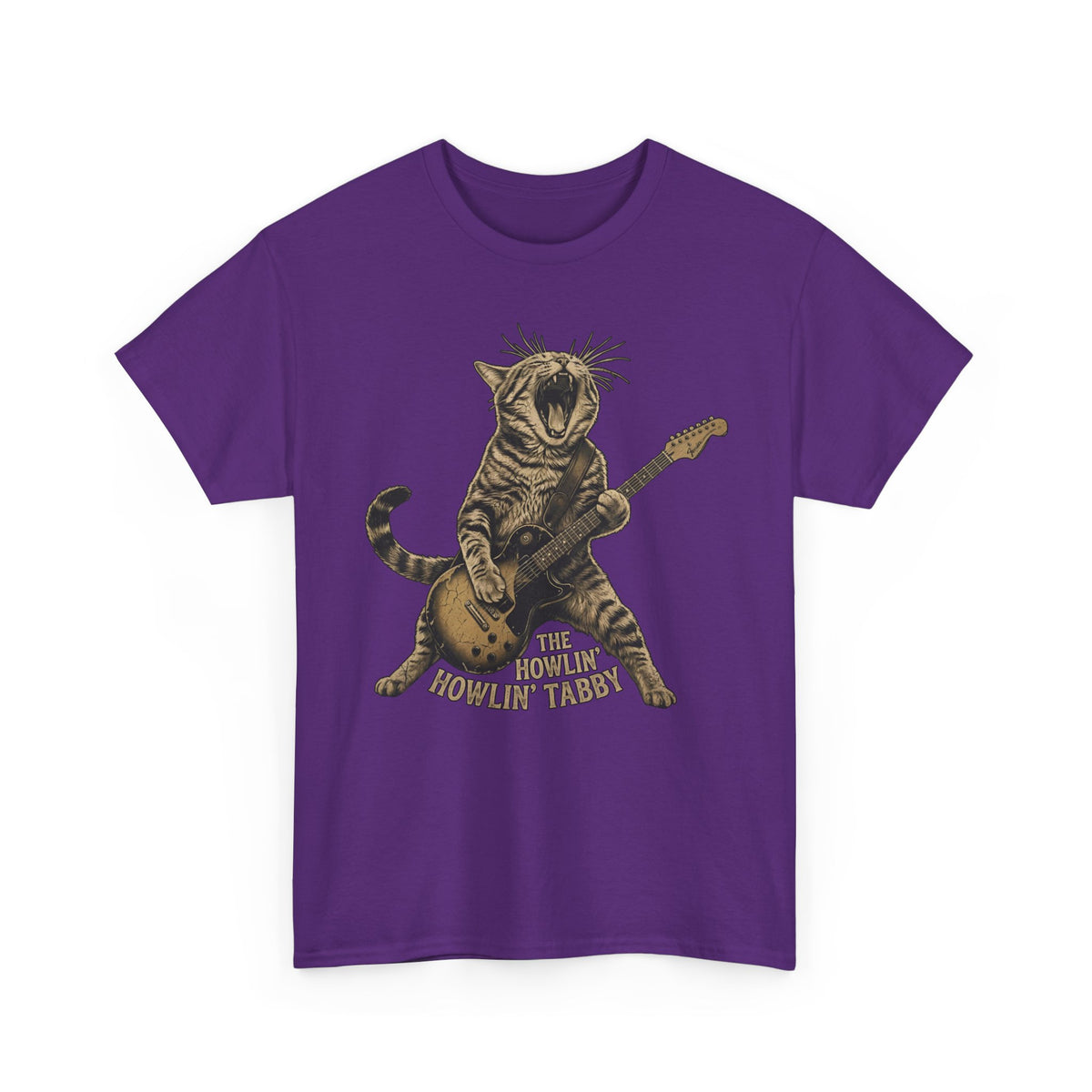 Howlin' Howlin' Tabby T-Shirt — Retro Cat Graphic Tee