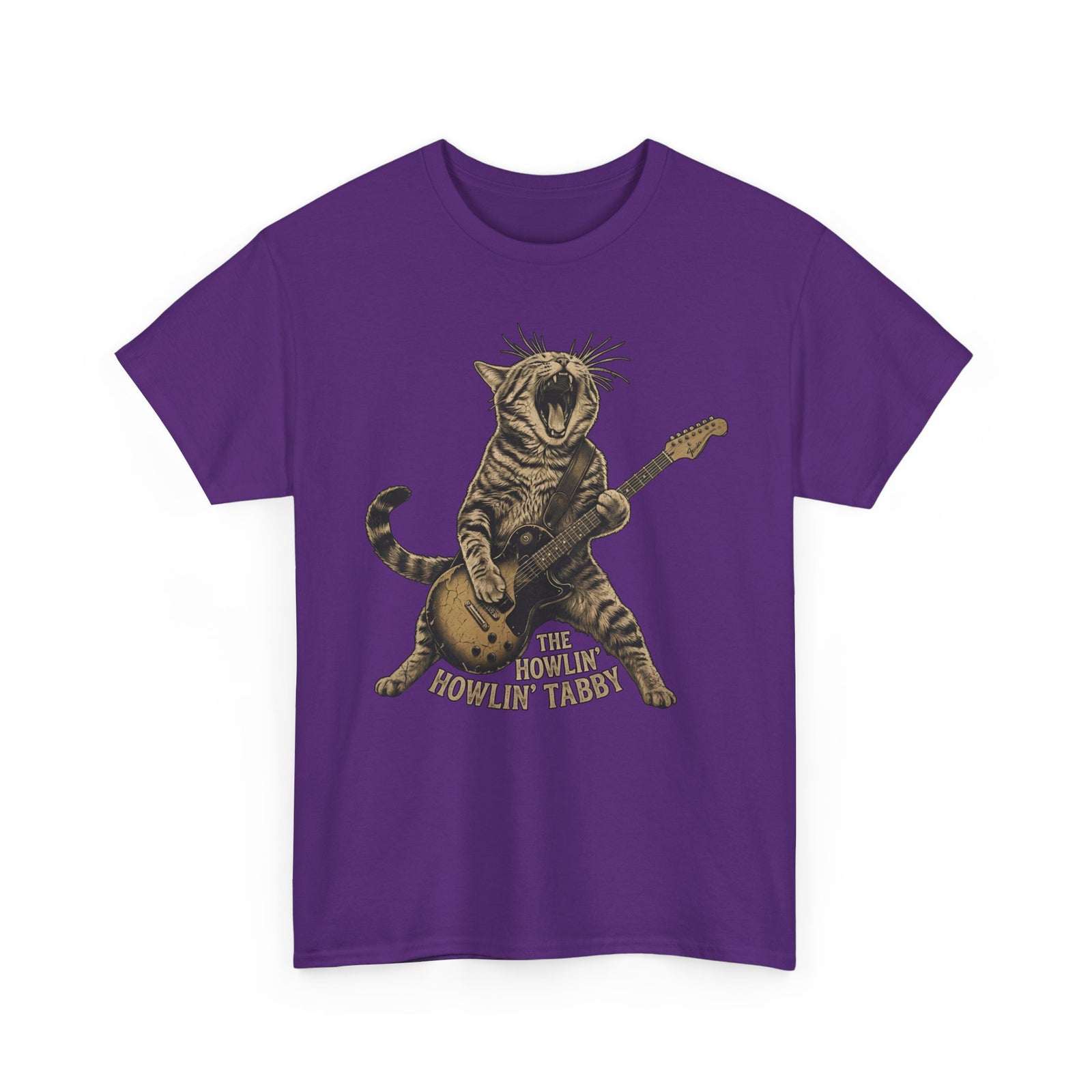 Howlin' Howlin' Tabby T-Shirt — Retro Cat Graphic Tee