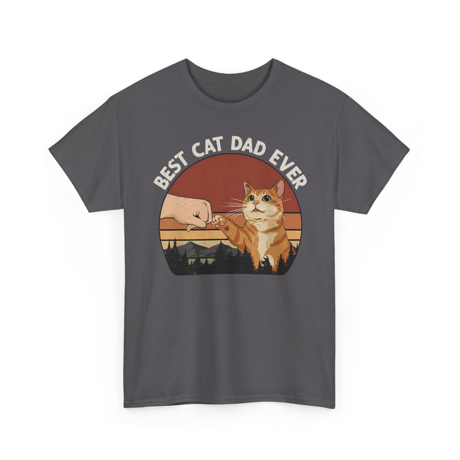 Best Cat Dad Ever Tee — Funny Cat Dad T-Shirt