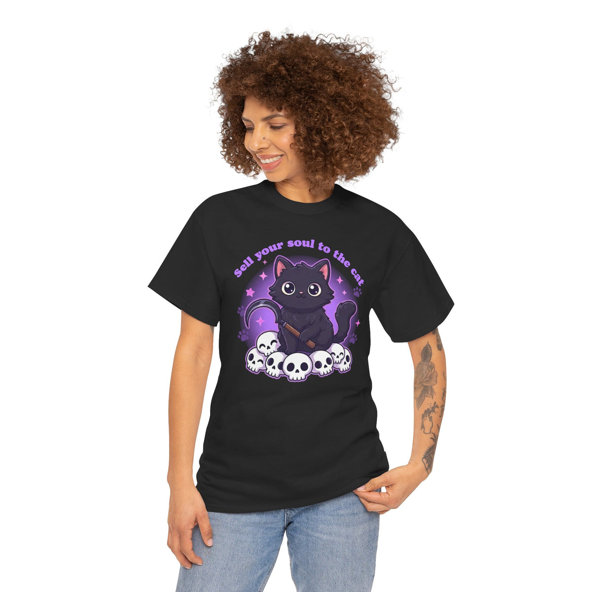 Sell Your Soul to the Cat T-Shirt — Funny Cat Lover Tee