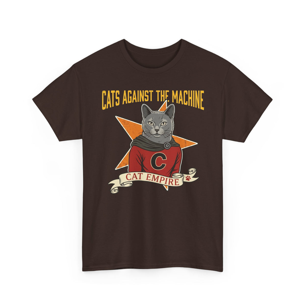 Cat Against the Machine Tee — Cat Empire Graphic T-Shirt