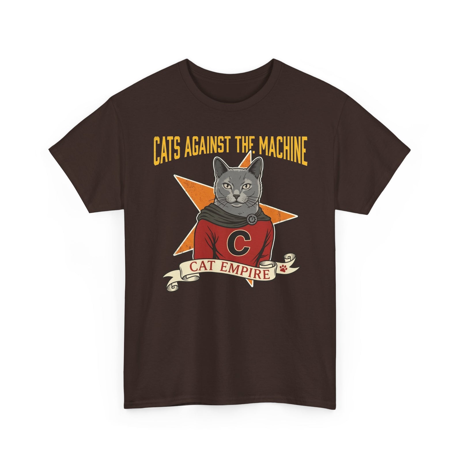 Cat Against the Machine Tee — Cat Empire Graphic T-Shirt