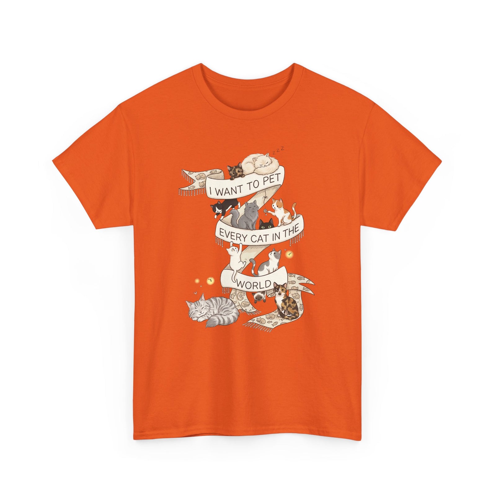I Want to Pet Every Cat in the World T-Shirt — Cat Lover Tee