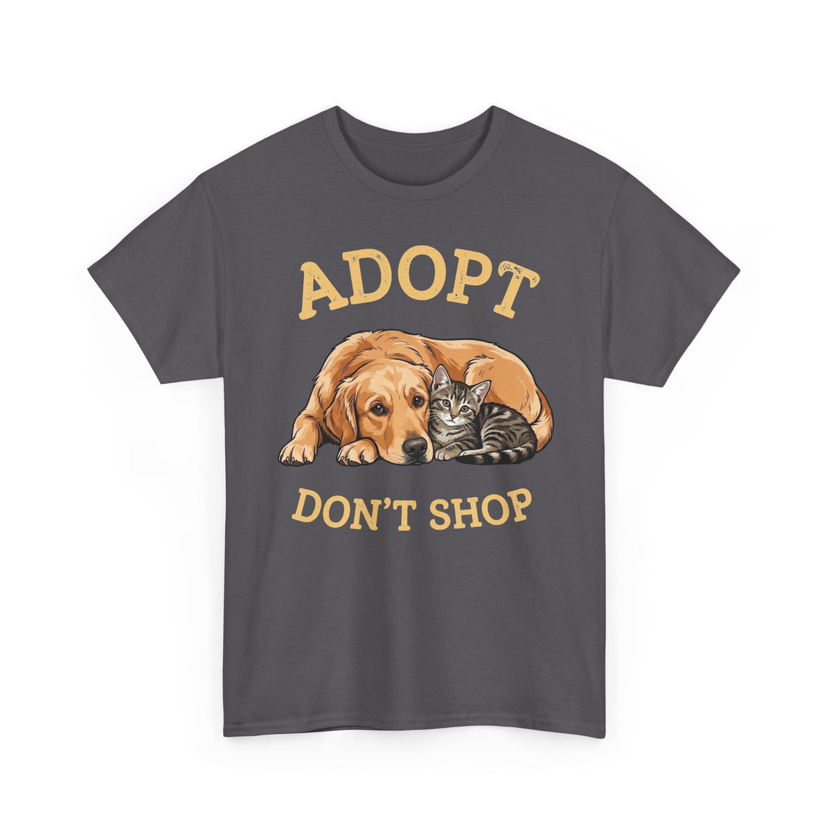 Adopt Don't Shop Tee — Rescue Dog & Cat Animal Rescue Shirt