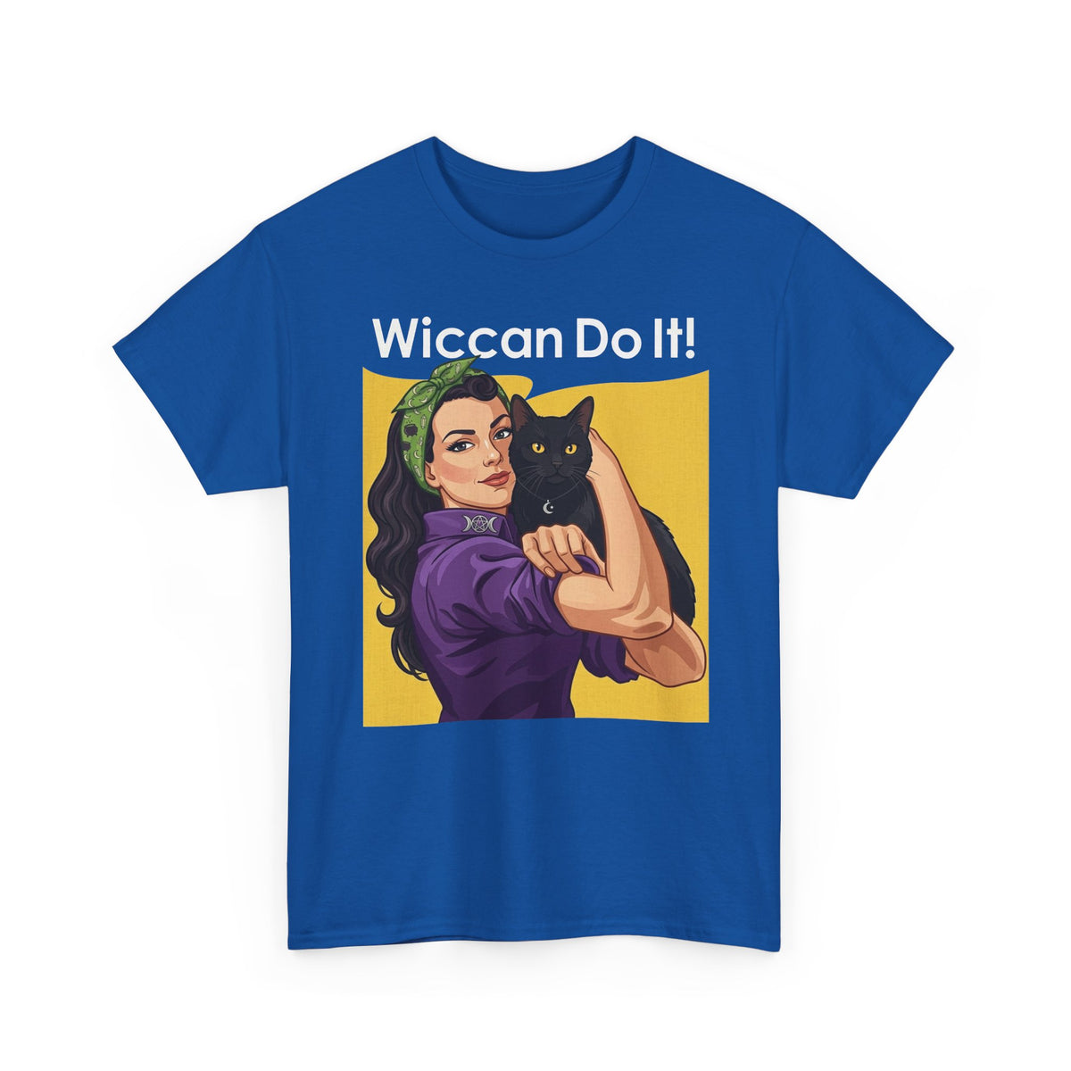 Black Cat "Wiccan Do It" T-Shirt — Witchy Wicca Magic Tee
