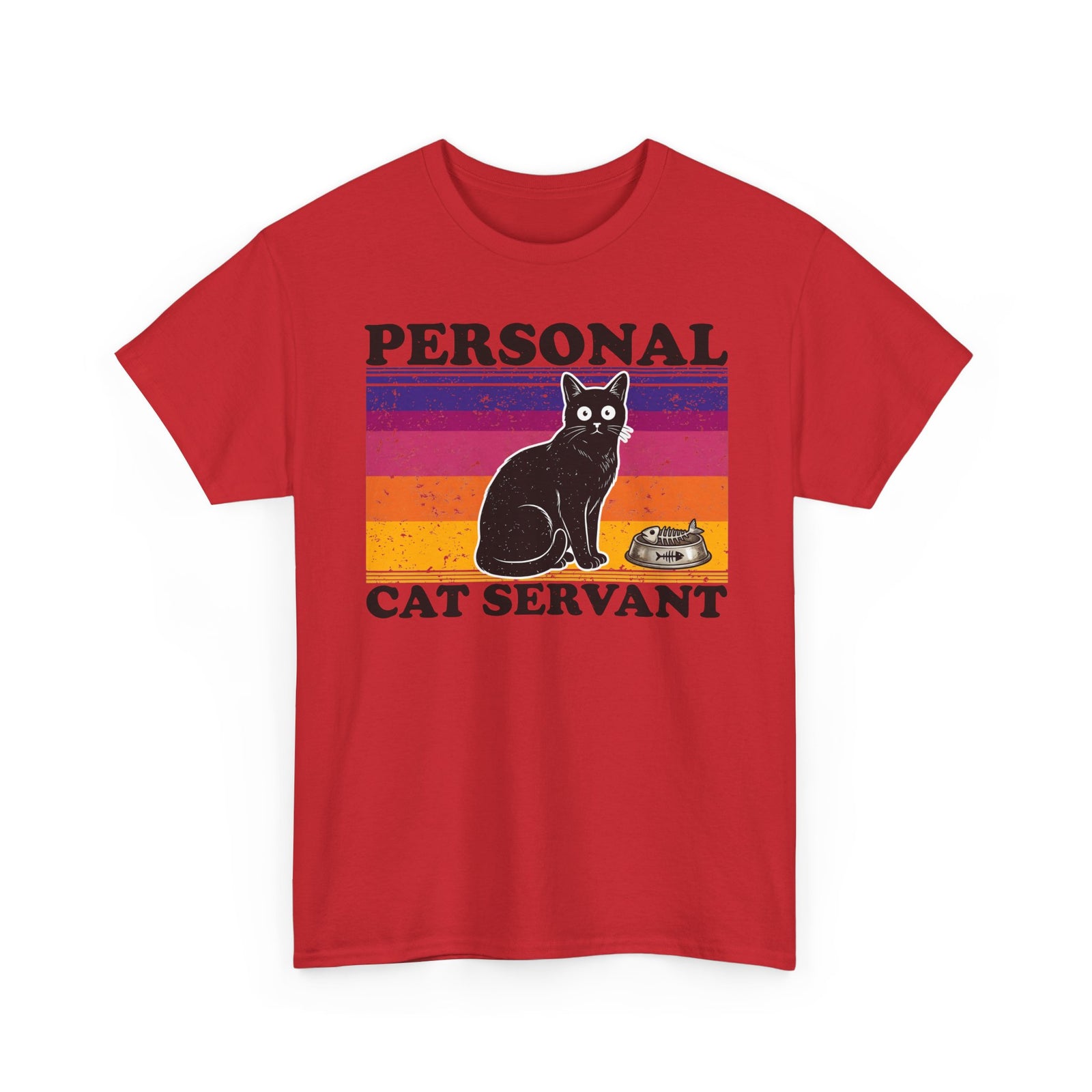 Personal Cat Servant T-Shirt — Funny Cat Lover Tee