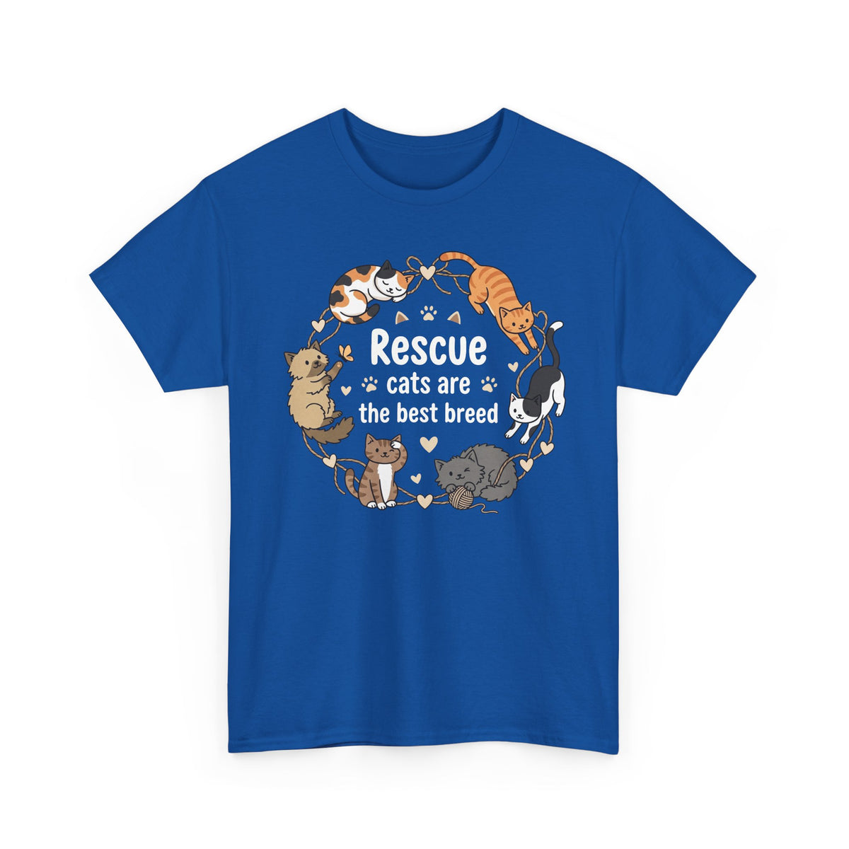 Rescue Cats Are the Best Breed T-Shirt