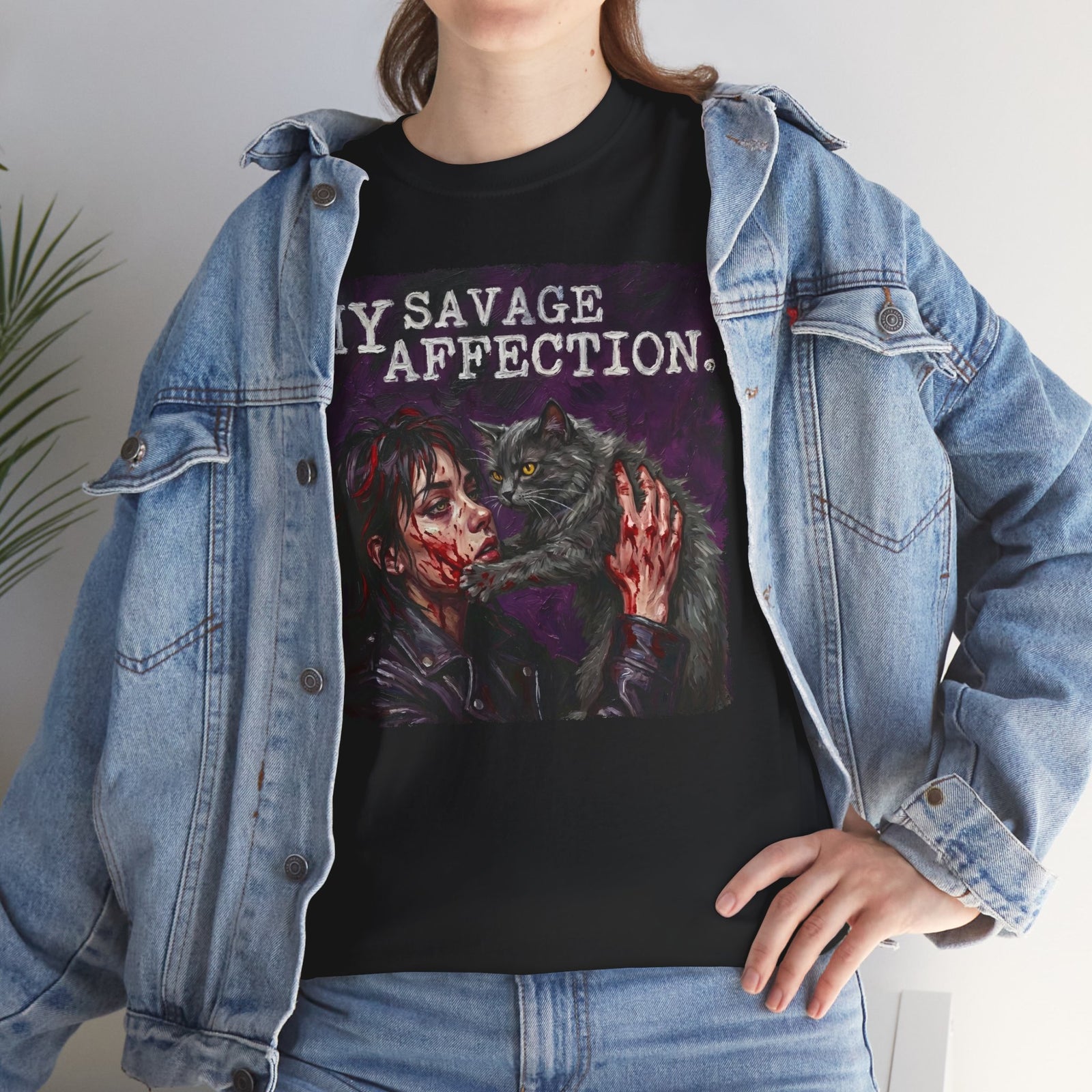 My Savage Affection T-Shirt — Bold Romantic Graphic Tee