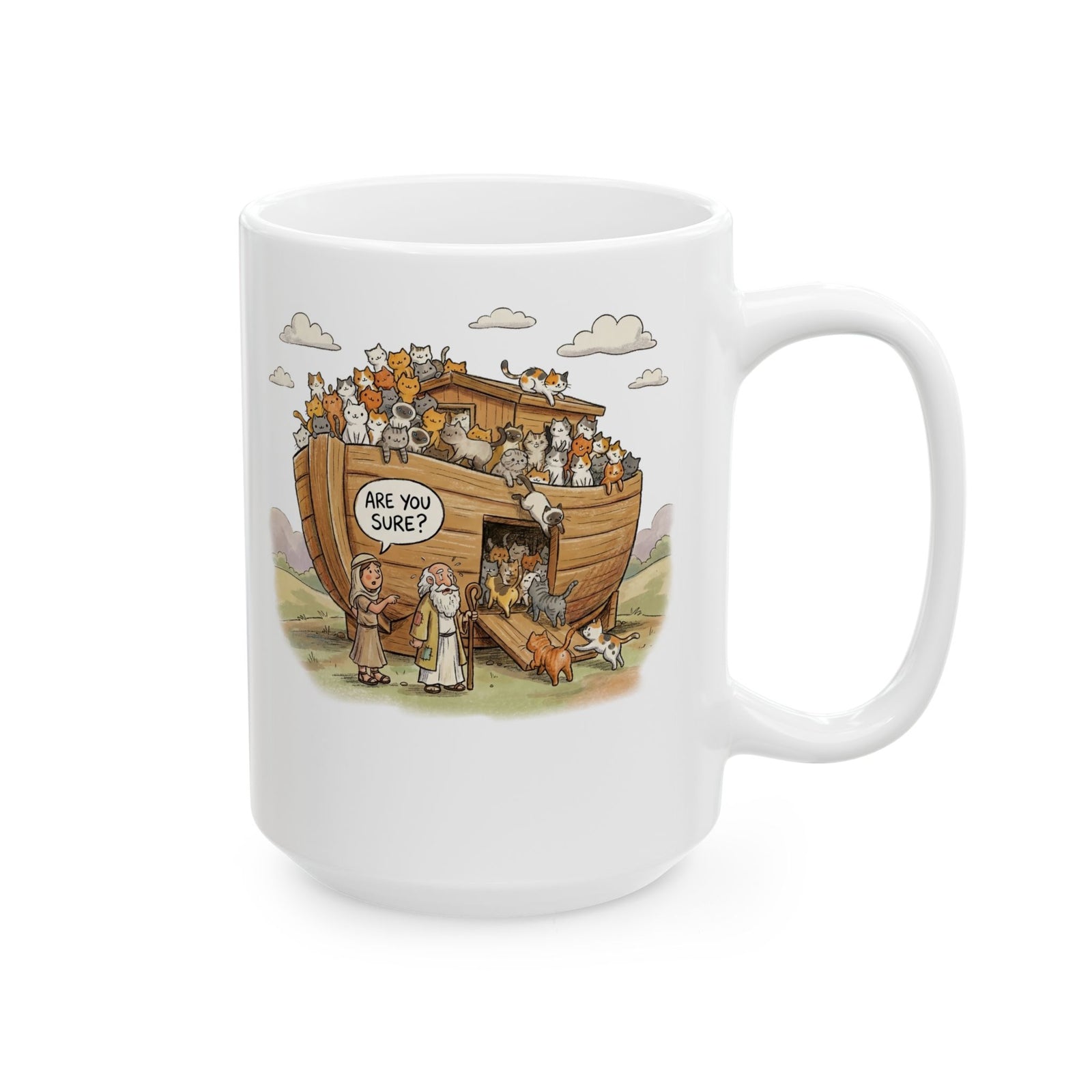 Moses and Cats T‑Mug