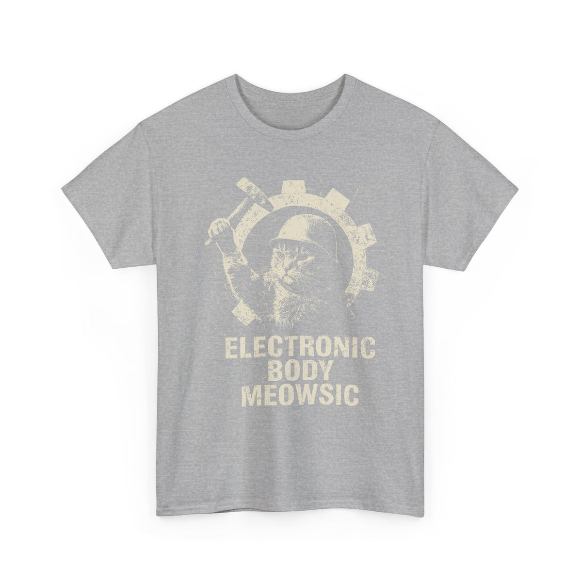 Electronic Body Meowsic Cat T-Shirt