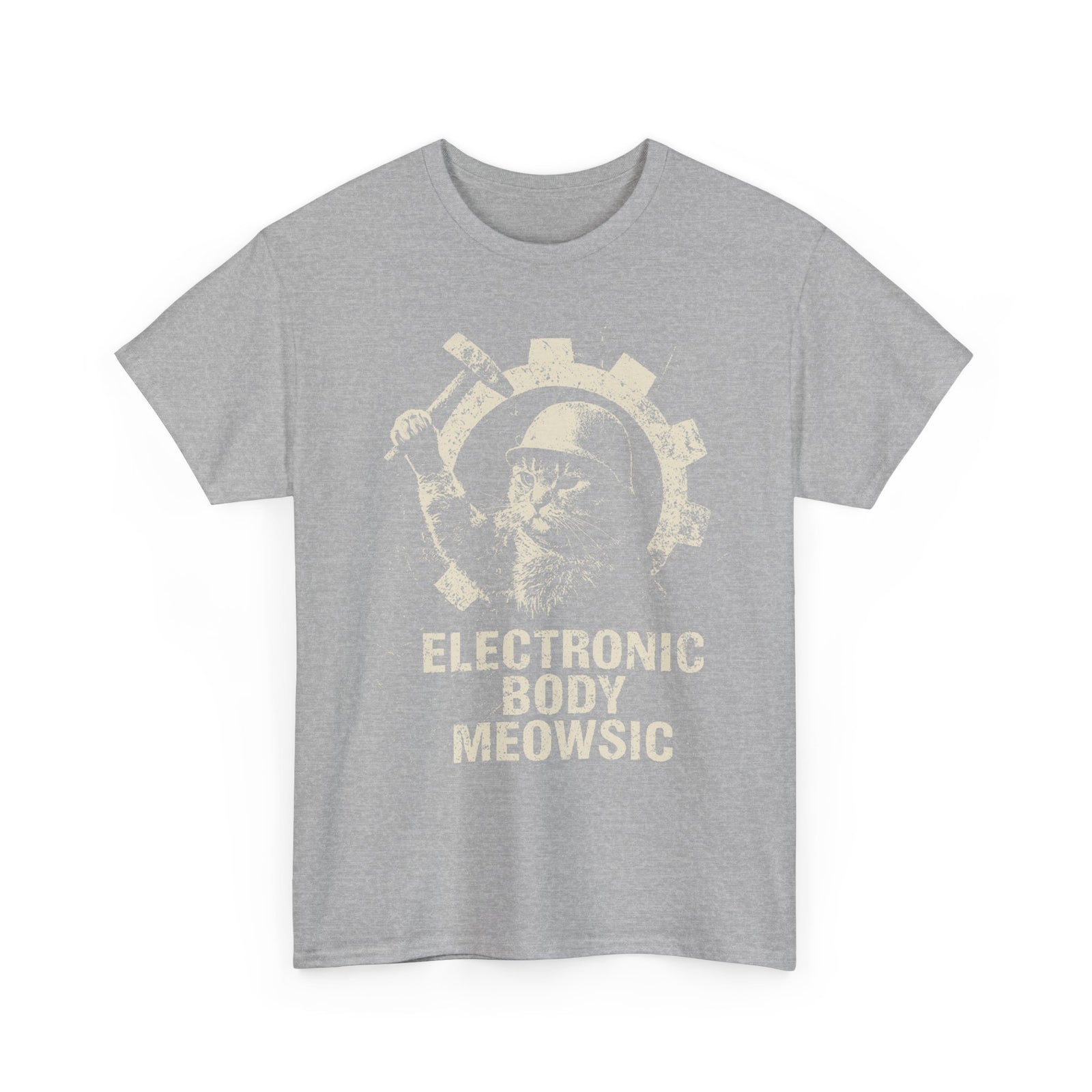 Electronic Body Meowsic Cat T-Shirt