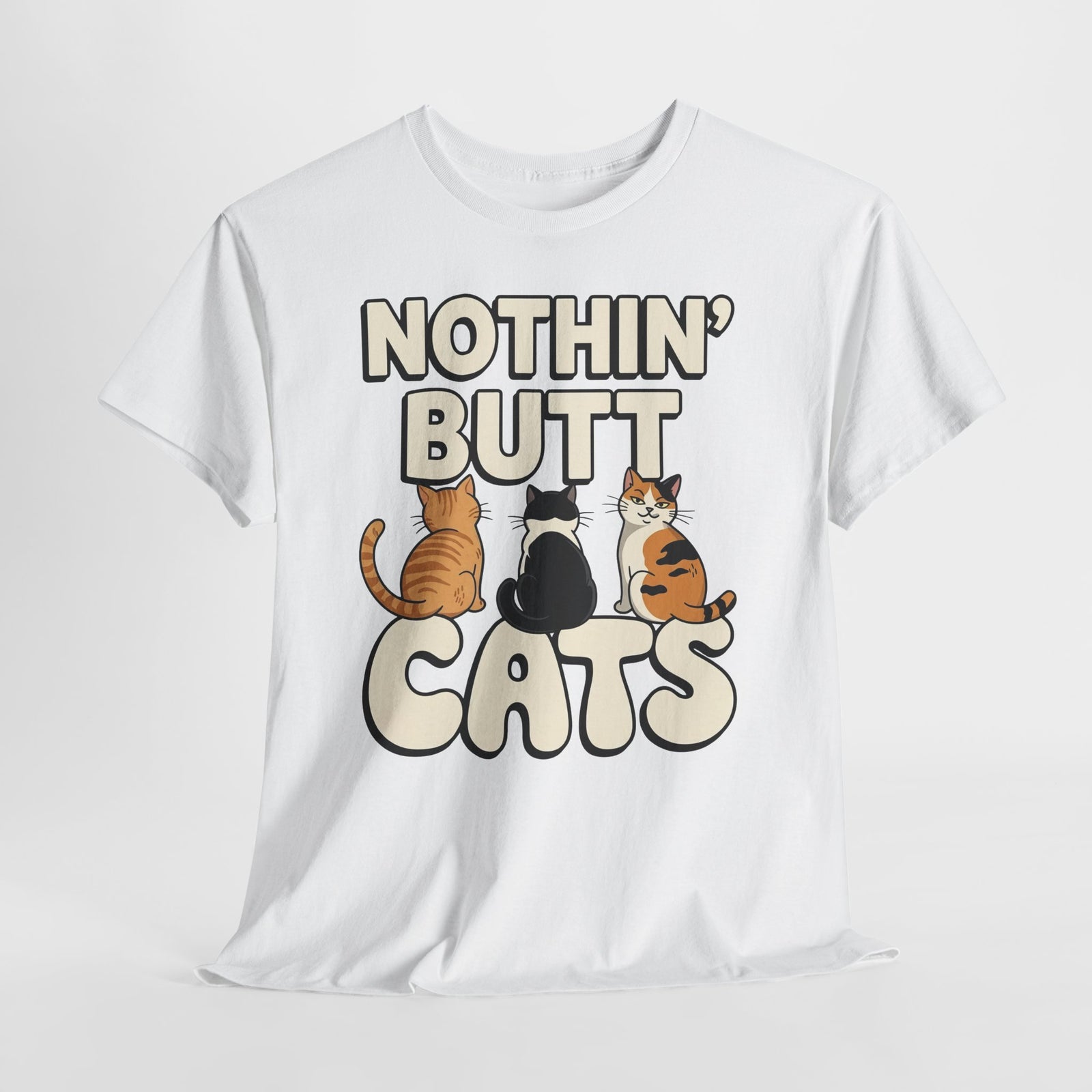 Nothin' But Cats Tee - Cute Retro Cat Lover T‑Shirt