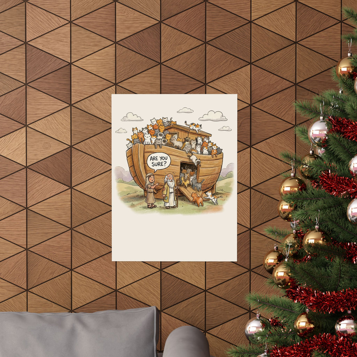 Moses and Cats T‑Poster