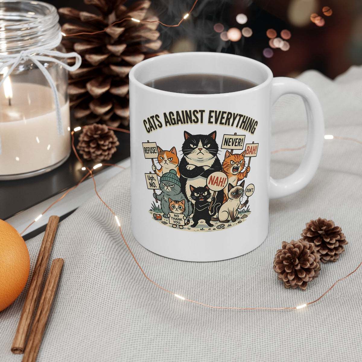 Cats Against Everything Ceramic Mug