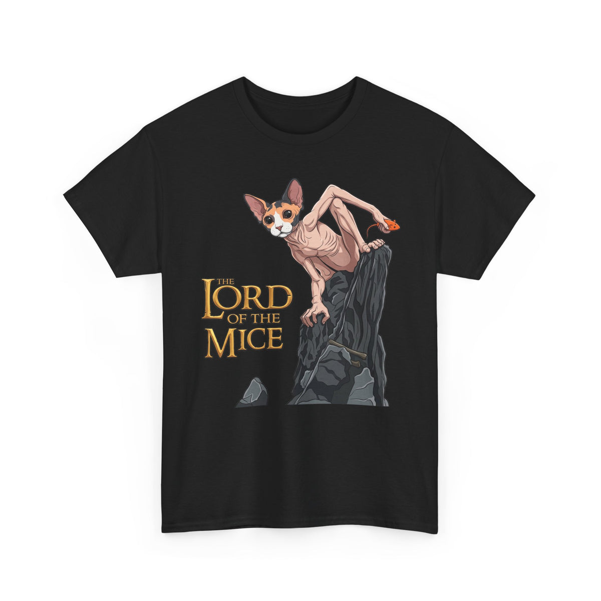 Lord of the Mice T‑Shirt — Fantasy Sphynx Cat Parody Tee