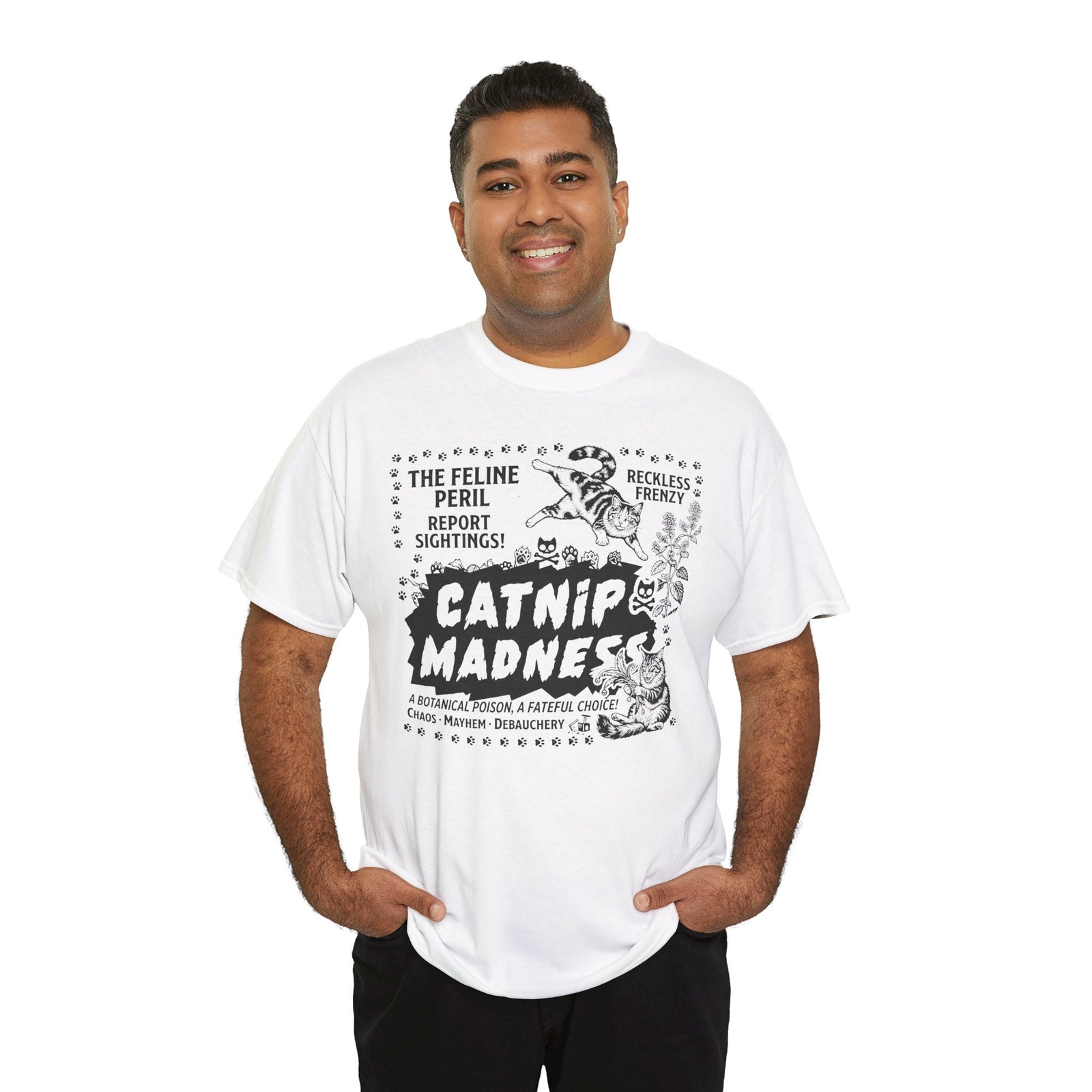 Catnip Madness Cat T-Shirt