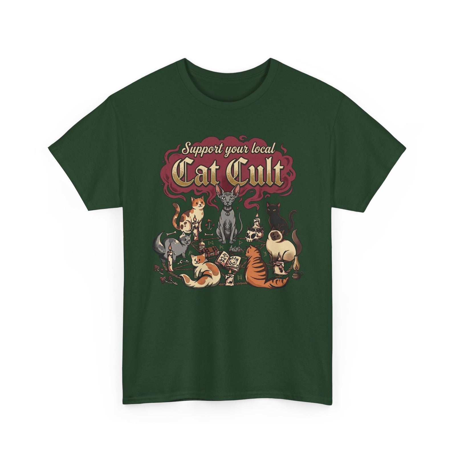 Support Your Local Cat Cult T-Shirt — Funny Cat Lover Tee