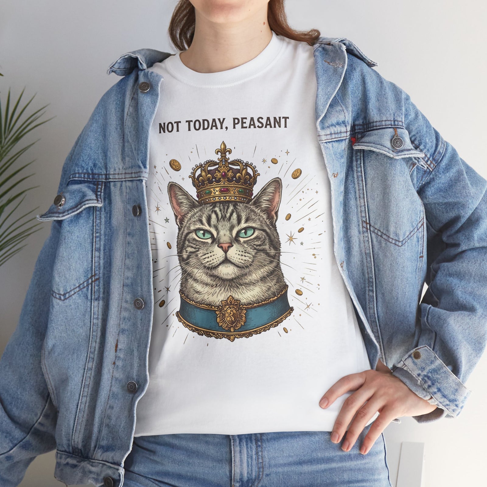 Funny Cat T-Shirt — "Not Today" Graphic Tee