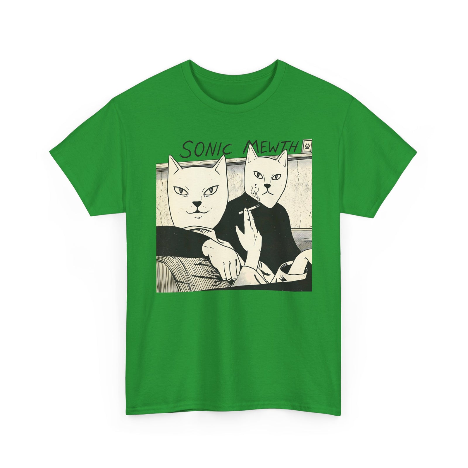 Funny Cat Parody T-Shirt — Cute Satirical Cat Tee