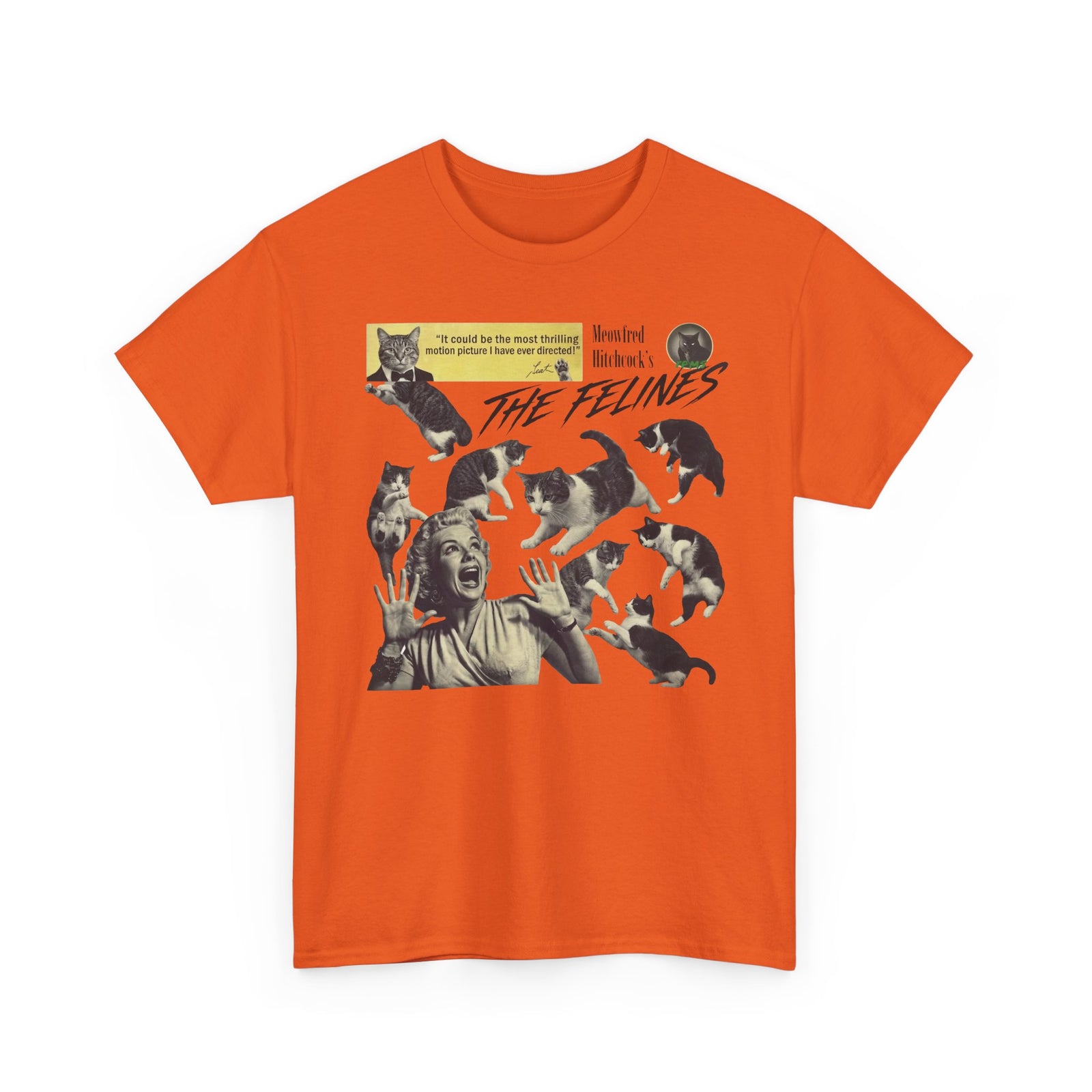 Retro Felines T-Shirt — Vintage Cat Graphic Tee