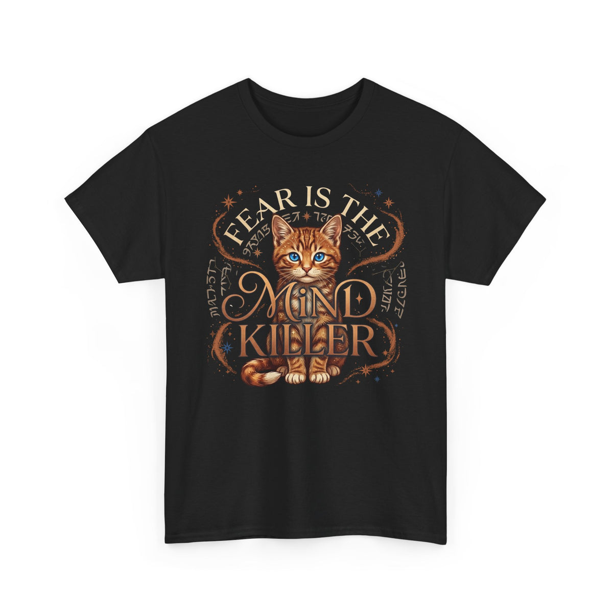 Cute Cat "Fear Is the Mind Killer" T-Shirt