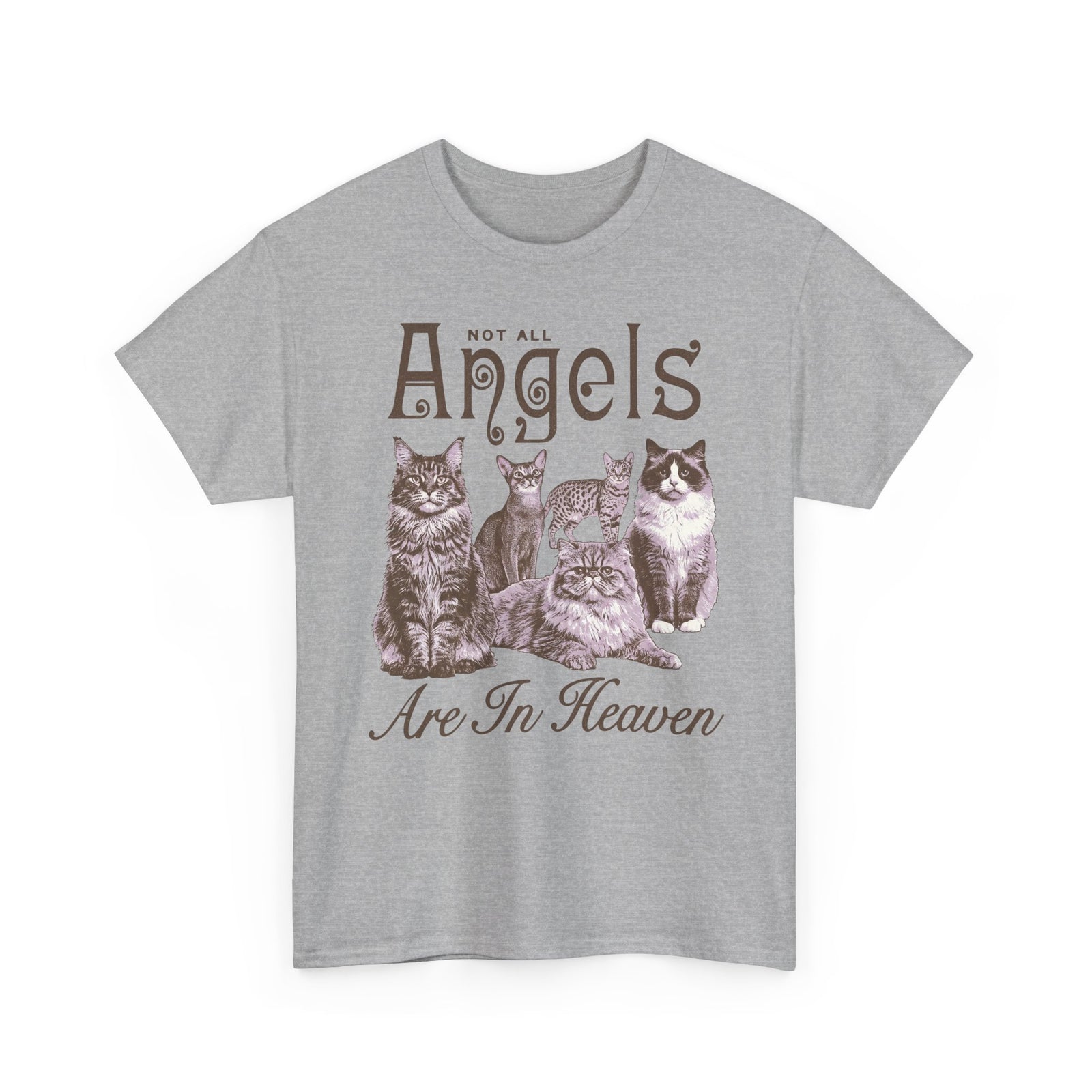 Not All Angels Are In Heaven T-Shirt — Cat Lovers Memorial Tee