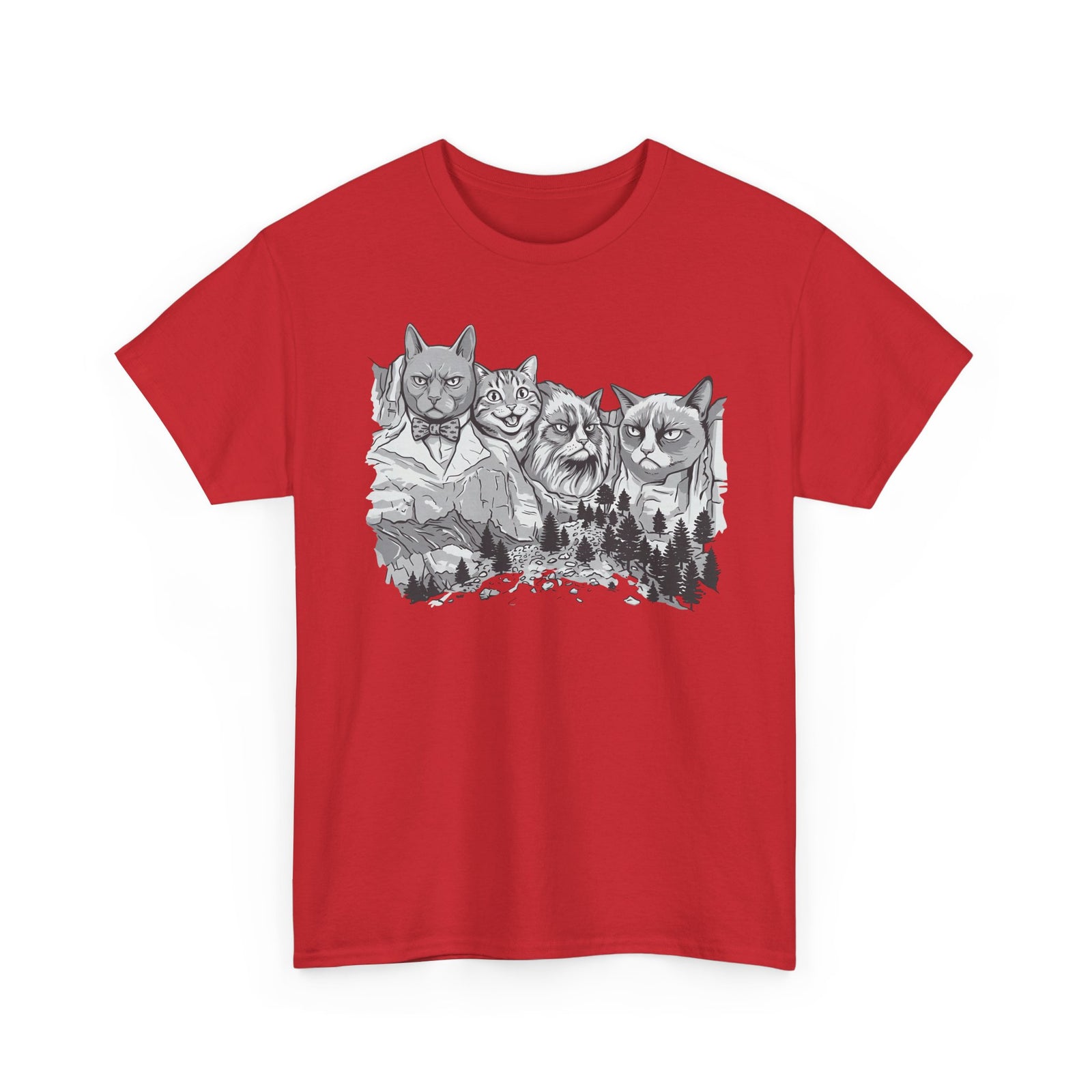 Rushmeow Graphic Tee — Cat Lover T-Shirt