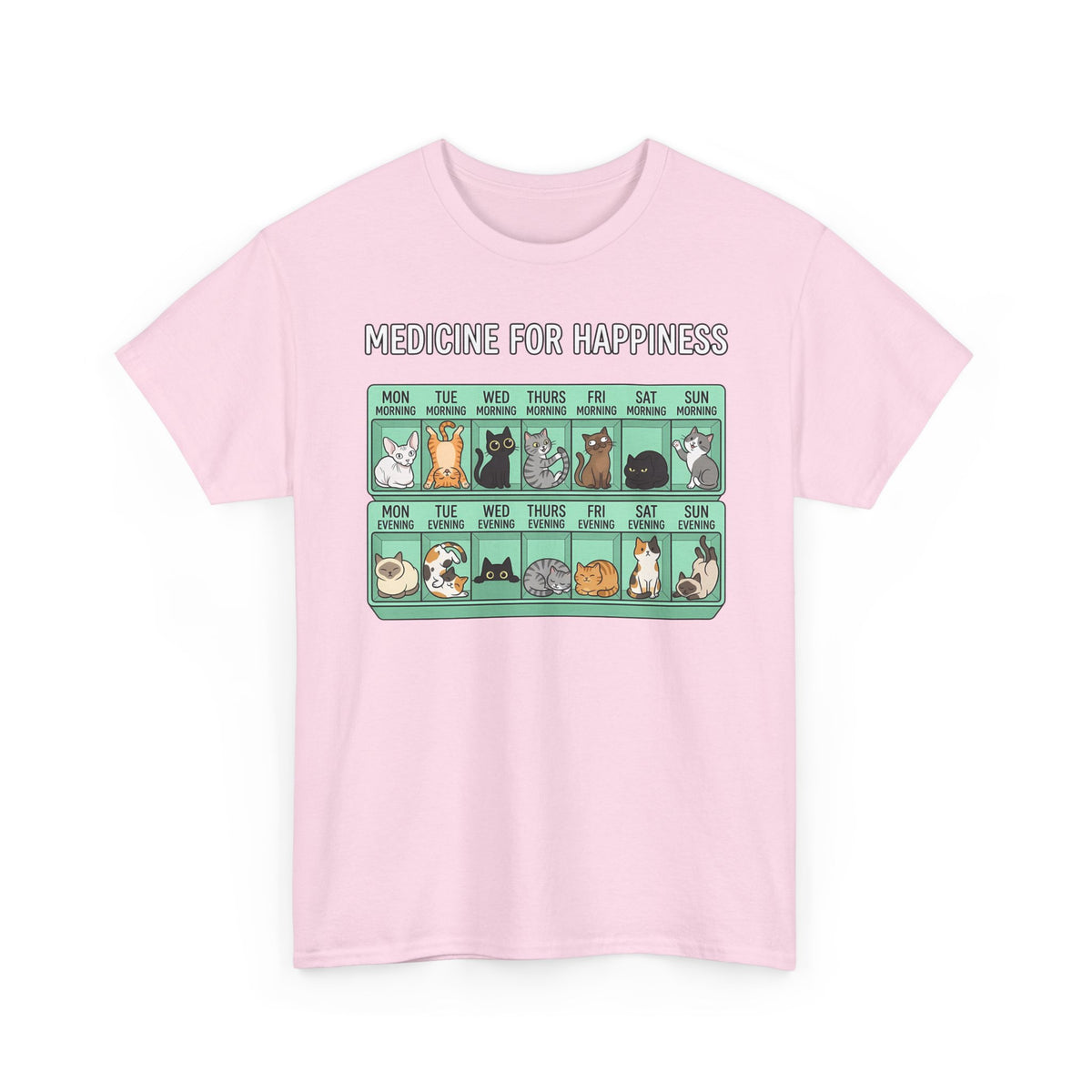 Medicine For Happiness Cat T-Shirt