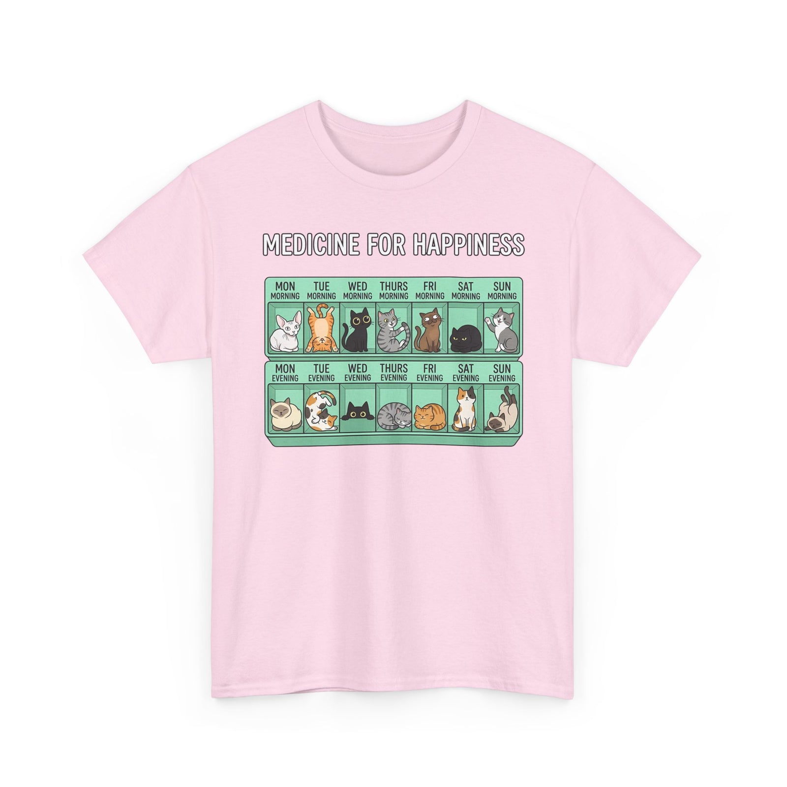 Medicine For Happiness Cat T-Shirt