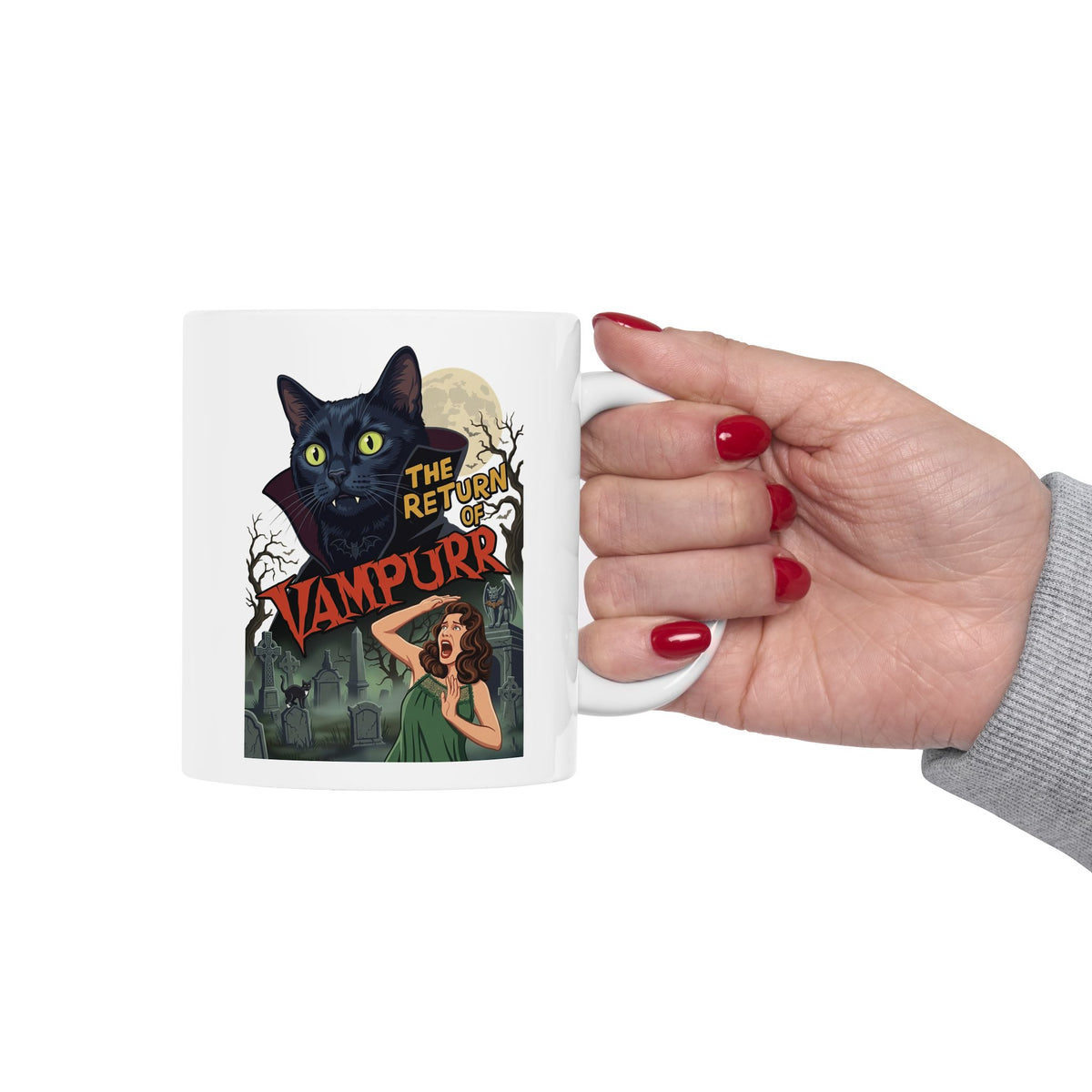 Vampurrr Cats 'The Return of Vampurrr' Ceramic Mug